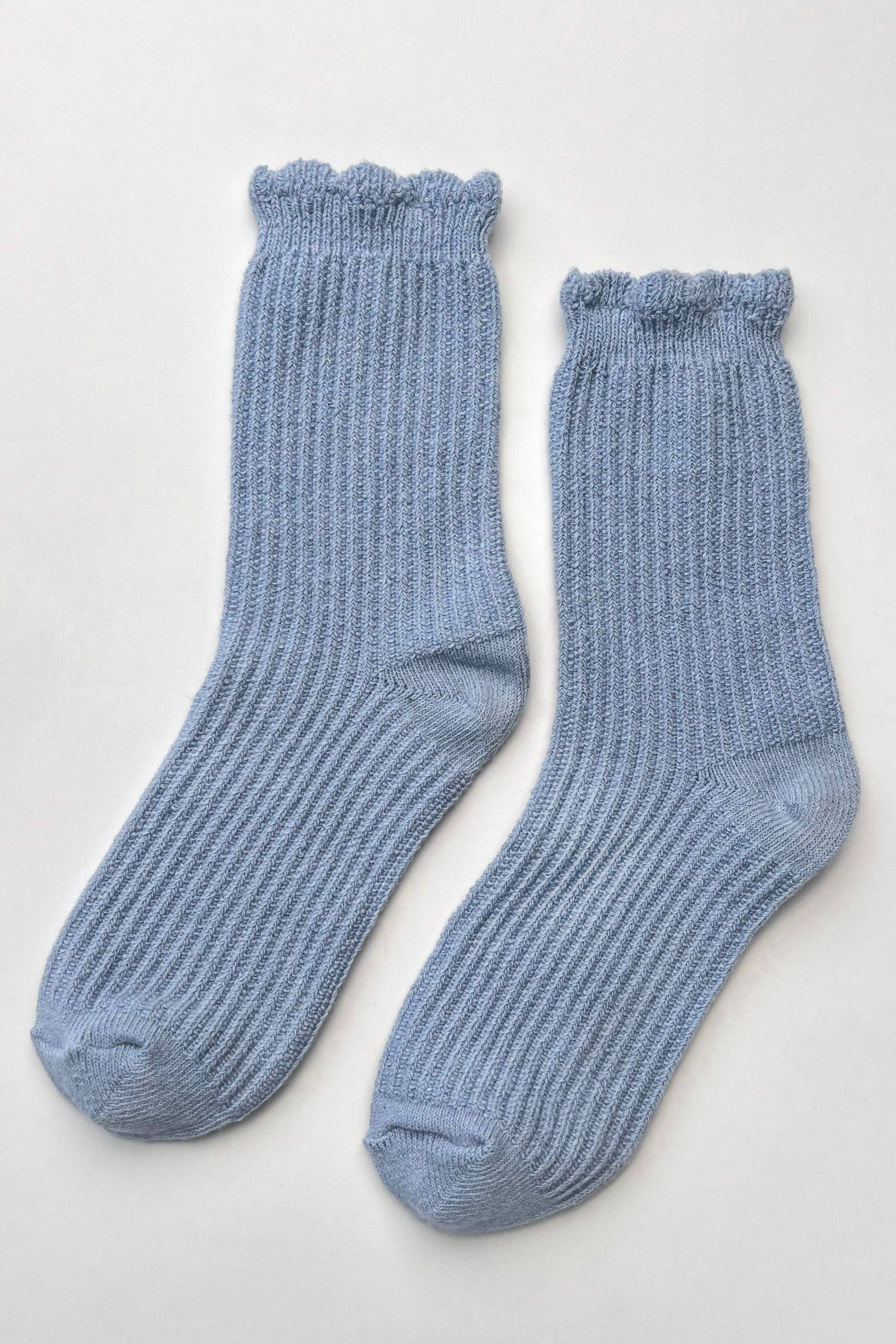 Linen Scallop Socks — Le Bon Shoppe