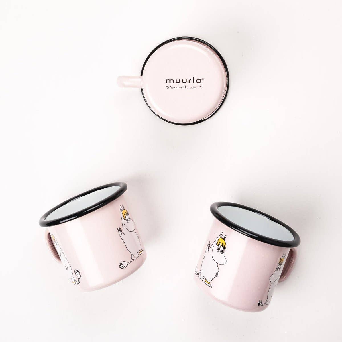 MOOMIN | Enamel Mug | Snorkmaiden  - Light Pink  | 0.25L