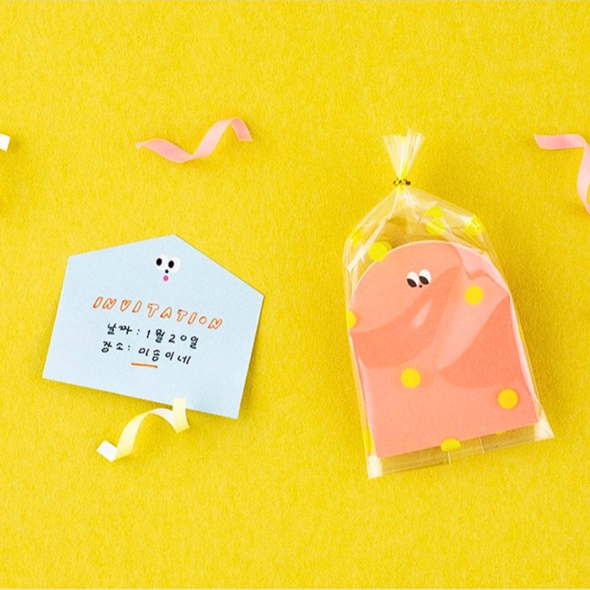 Livework Somsom Small Sticky Memo: Popcorn