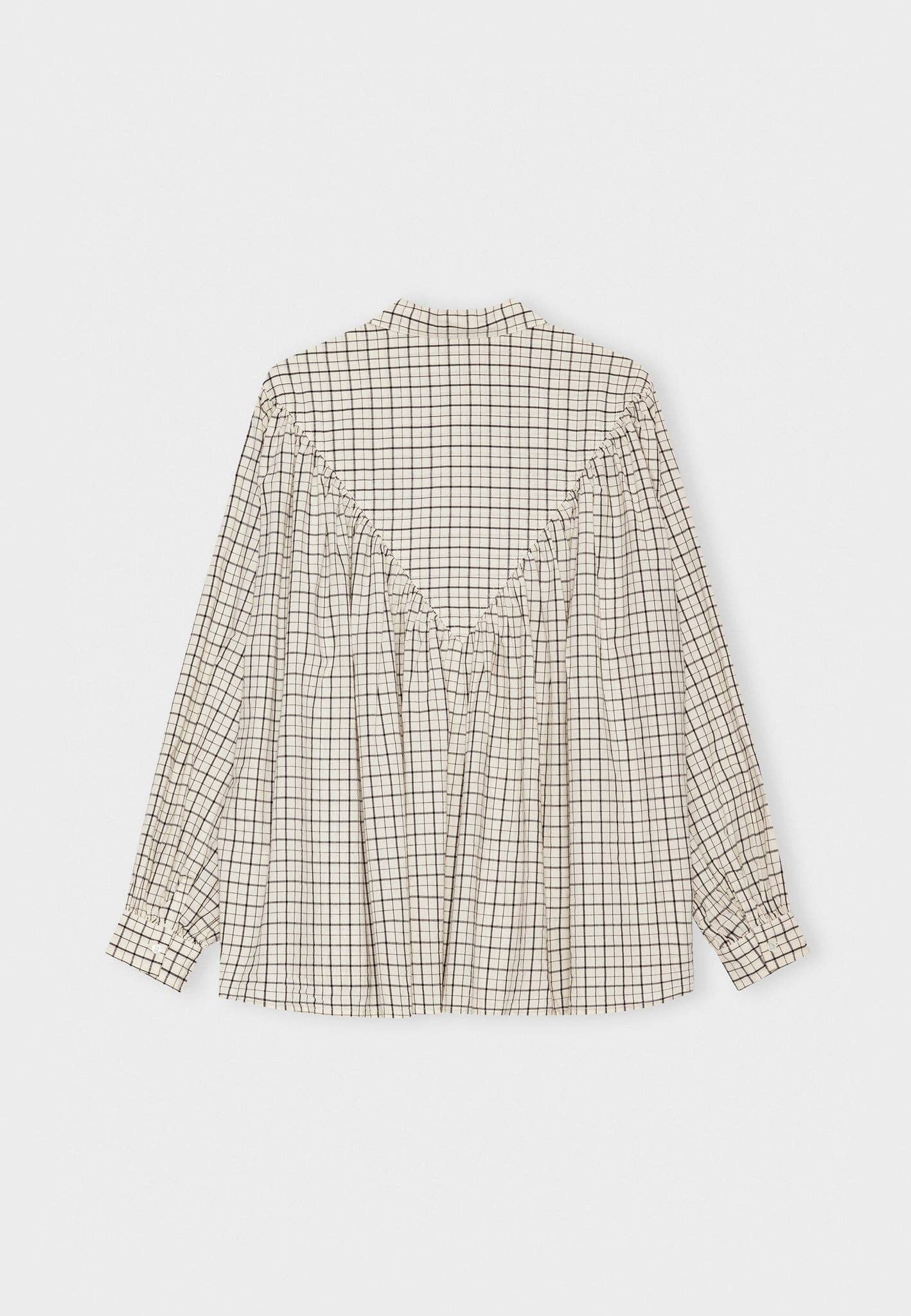 Glow shirt check: Ecru/moonless night / L