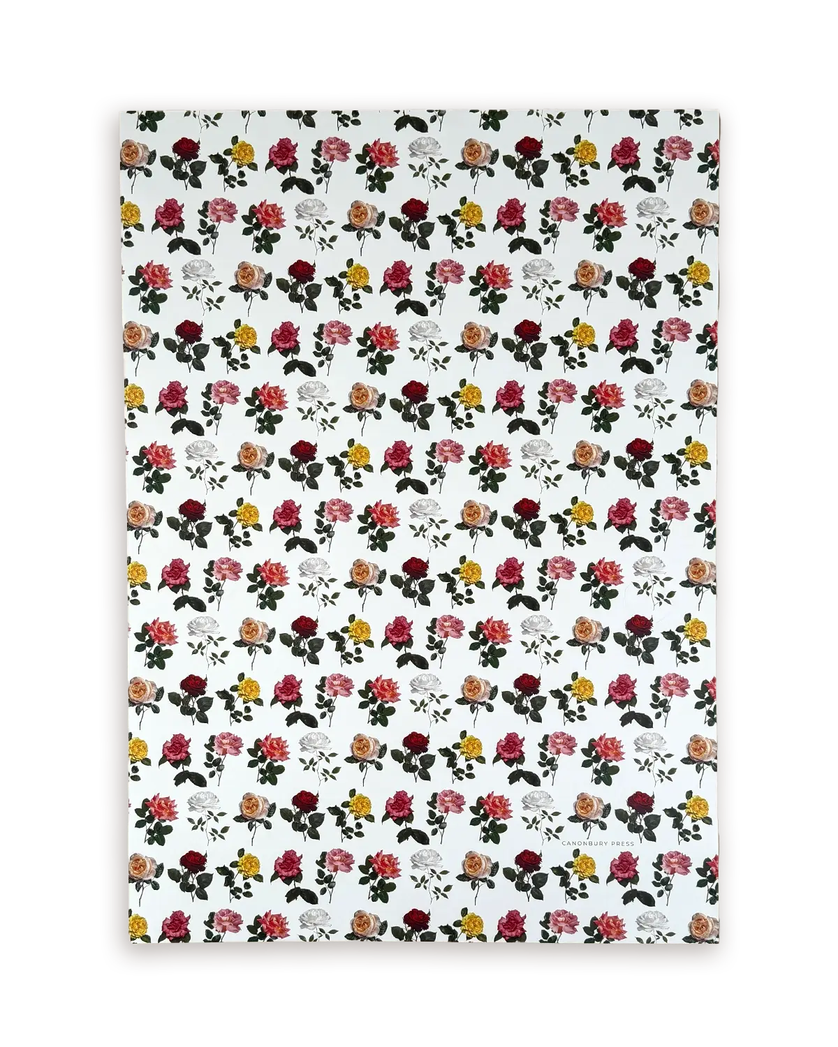 English Garden Roses Wrapping Paper | Luxury Gift Wrap Sheet