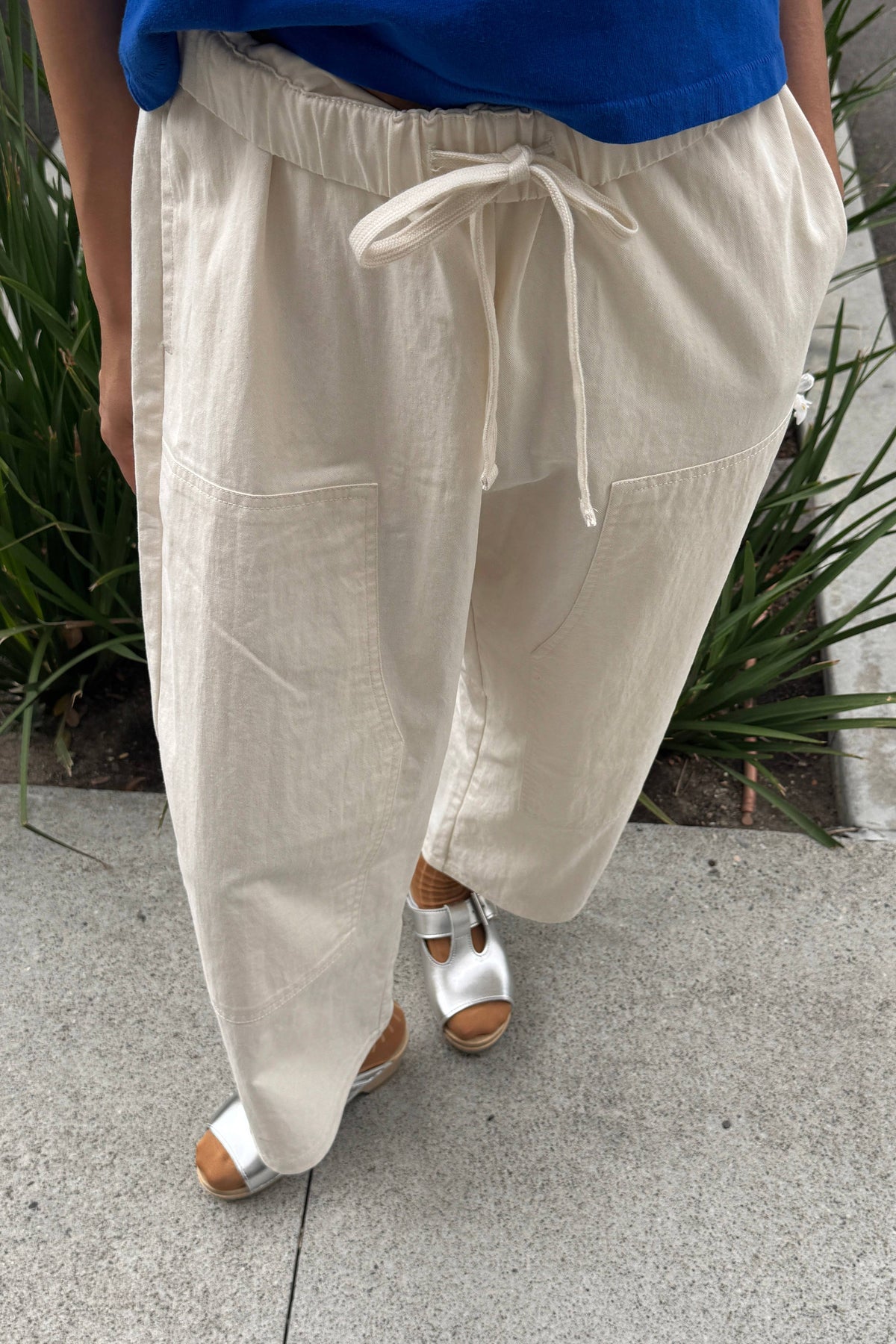 Gardener's Pants (2S-2M-1L-1XL): Ecru