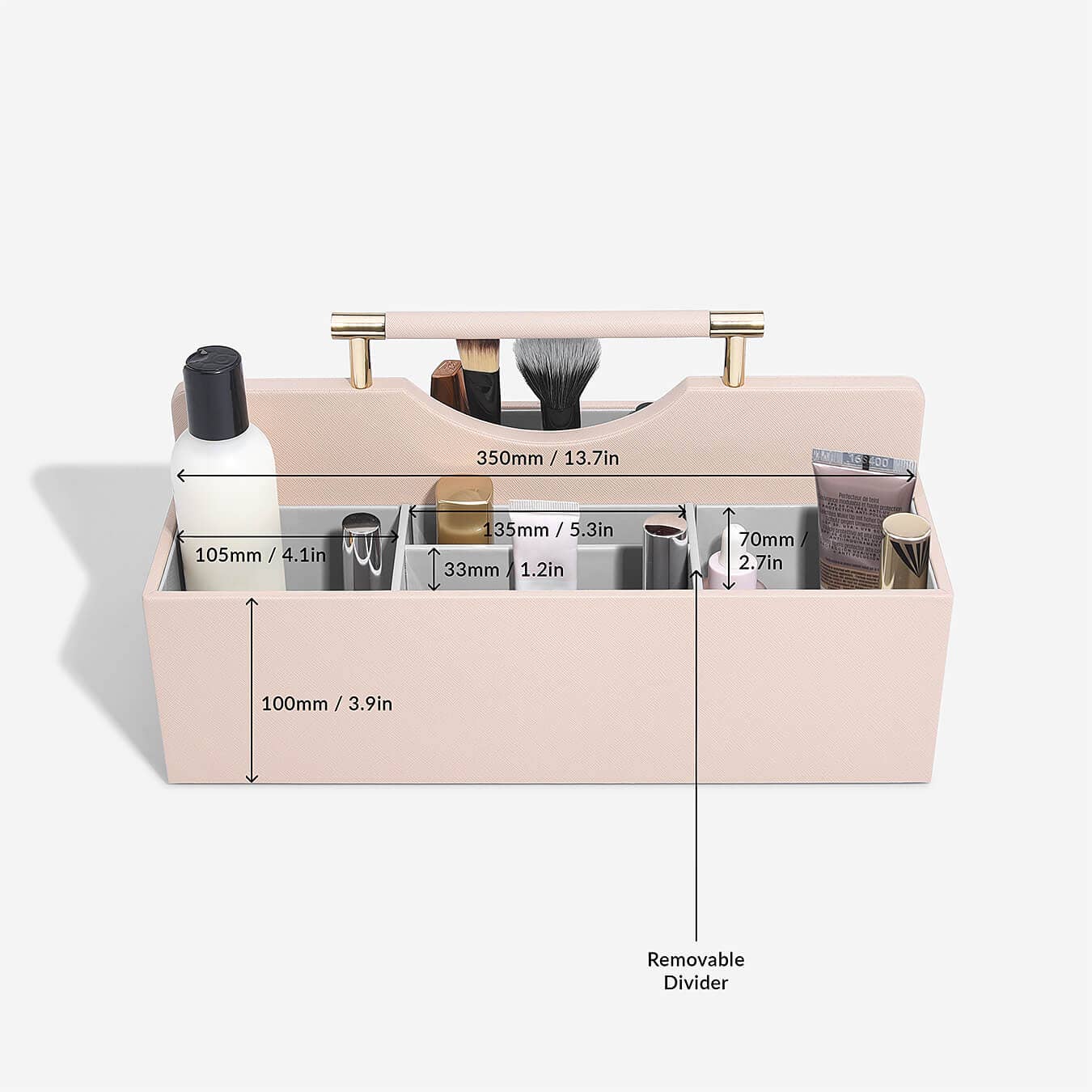 Blush Pink Supersize Cosmetic Organiser