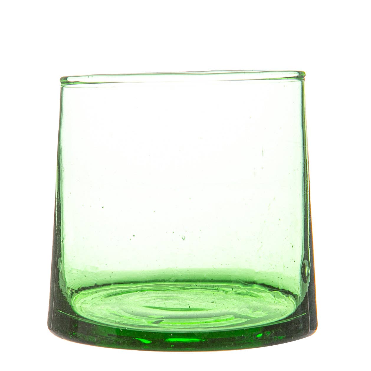 Tumbler Glass Green - set of 6