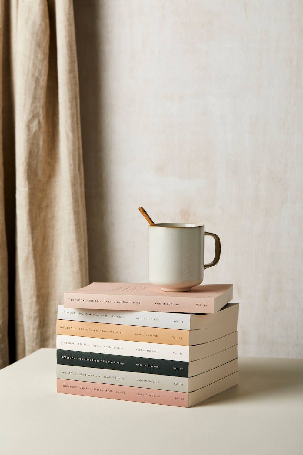 Vol 28: Green Sage 300 Page Blank Lay Flat Notebook