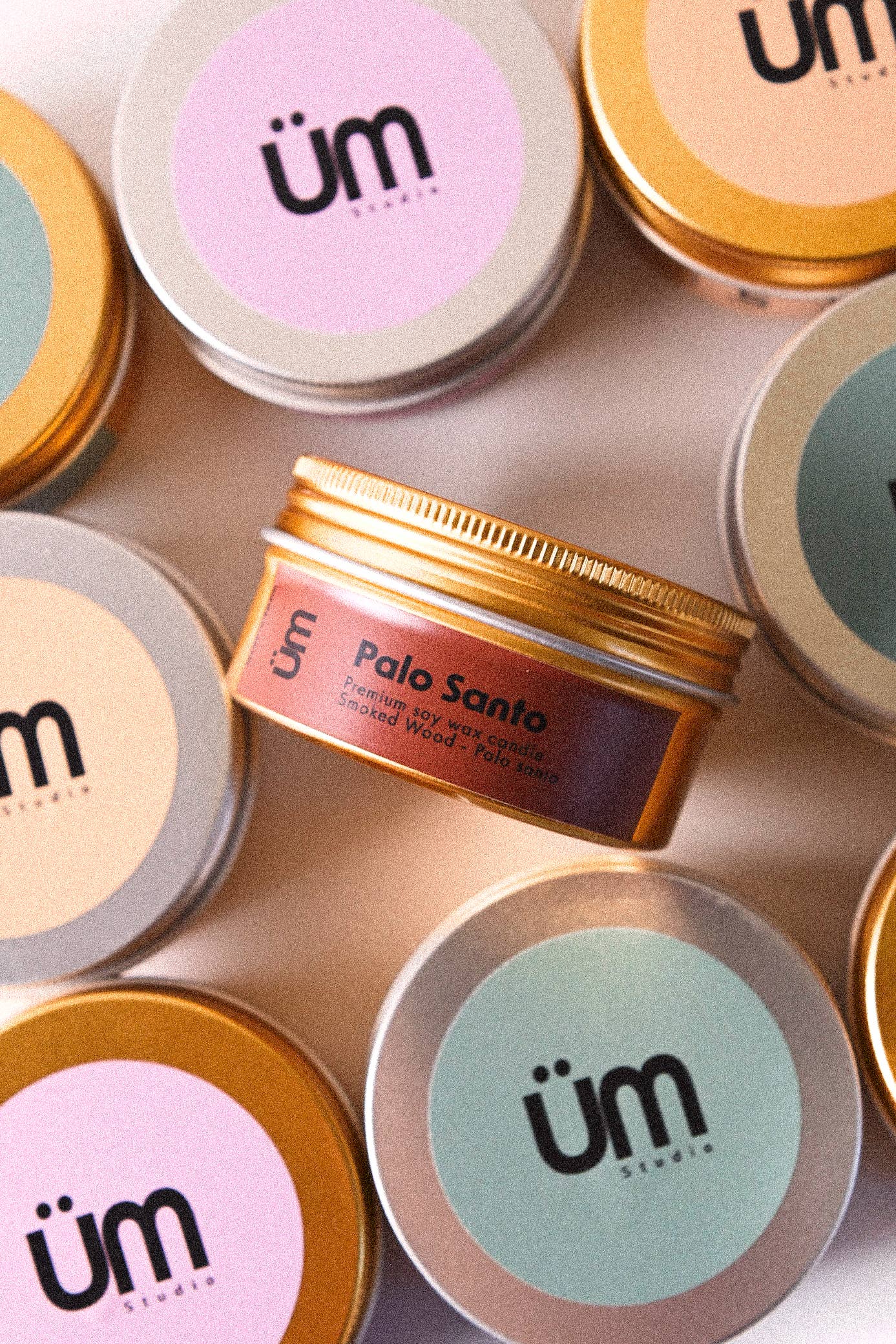 Palo Santo Travel Tin Candle - Studio ÜM