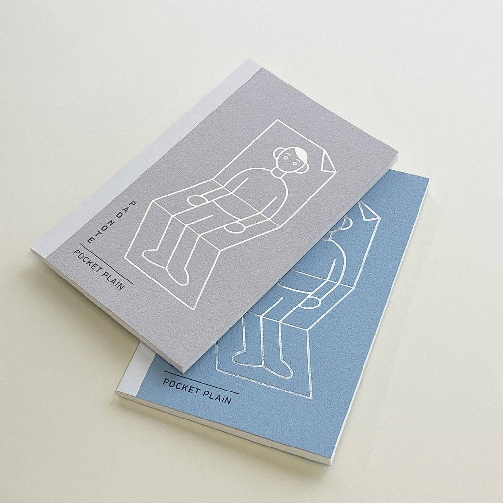 Sikigu Pad Note Pocket Unpis Edition [Grid, Plain]: Gray / Plain