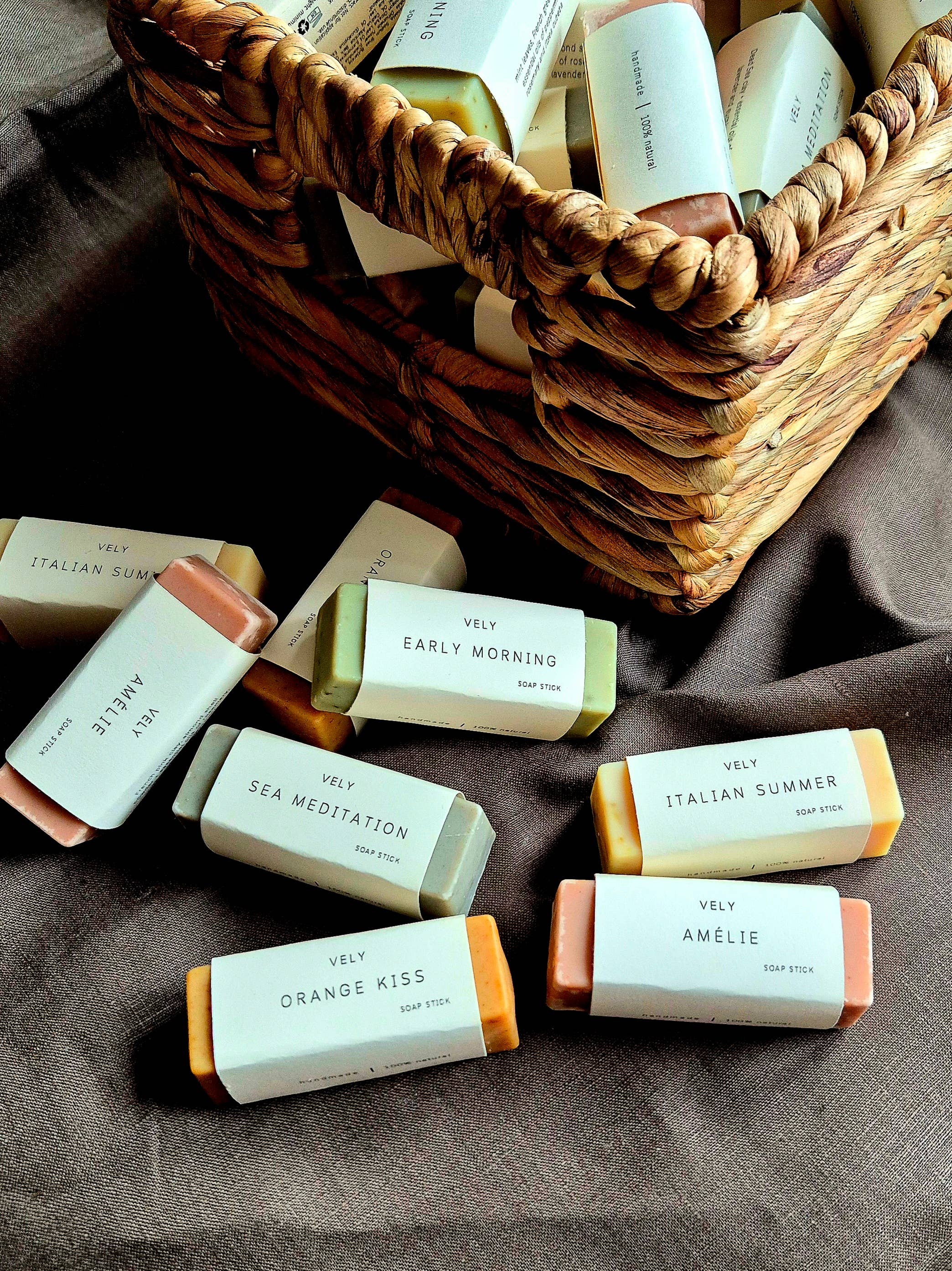 Natural Mini Soap, Guest Soap "Amélie", 50g