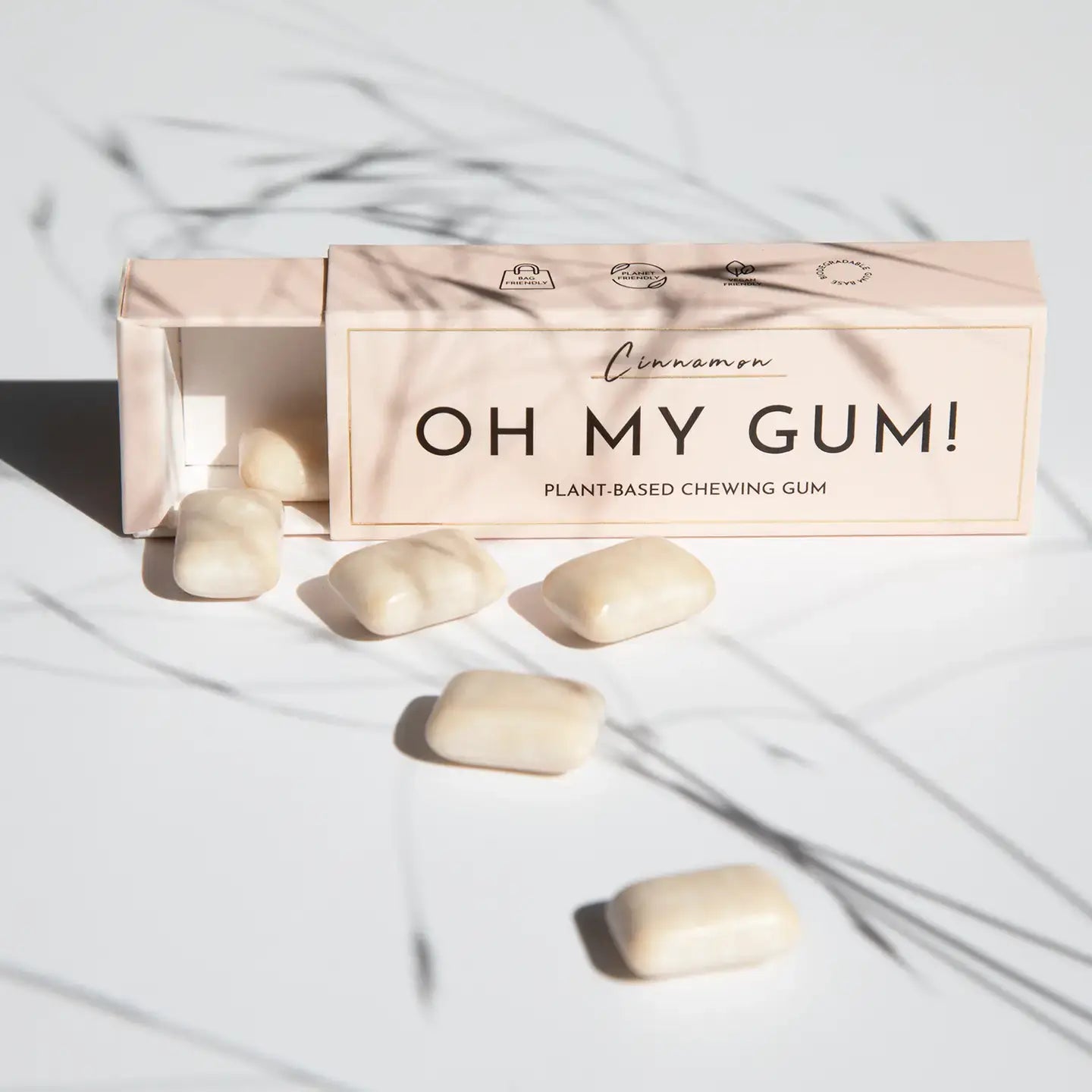 Cinnamon Chewing Gum - Plastic-free | Sugar-free | Plant-bas
