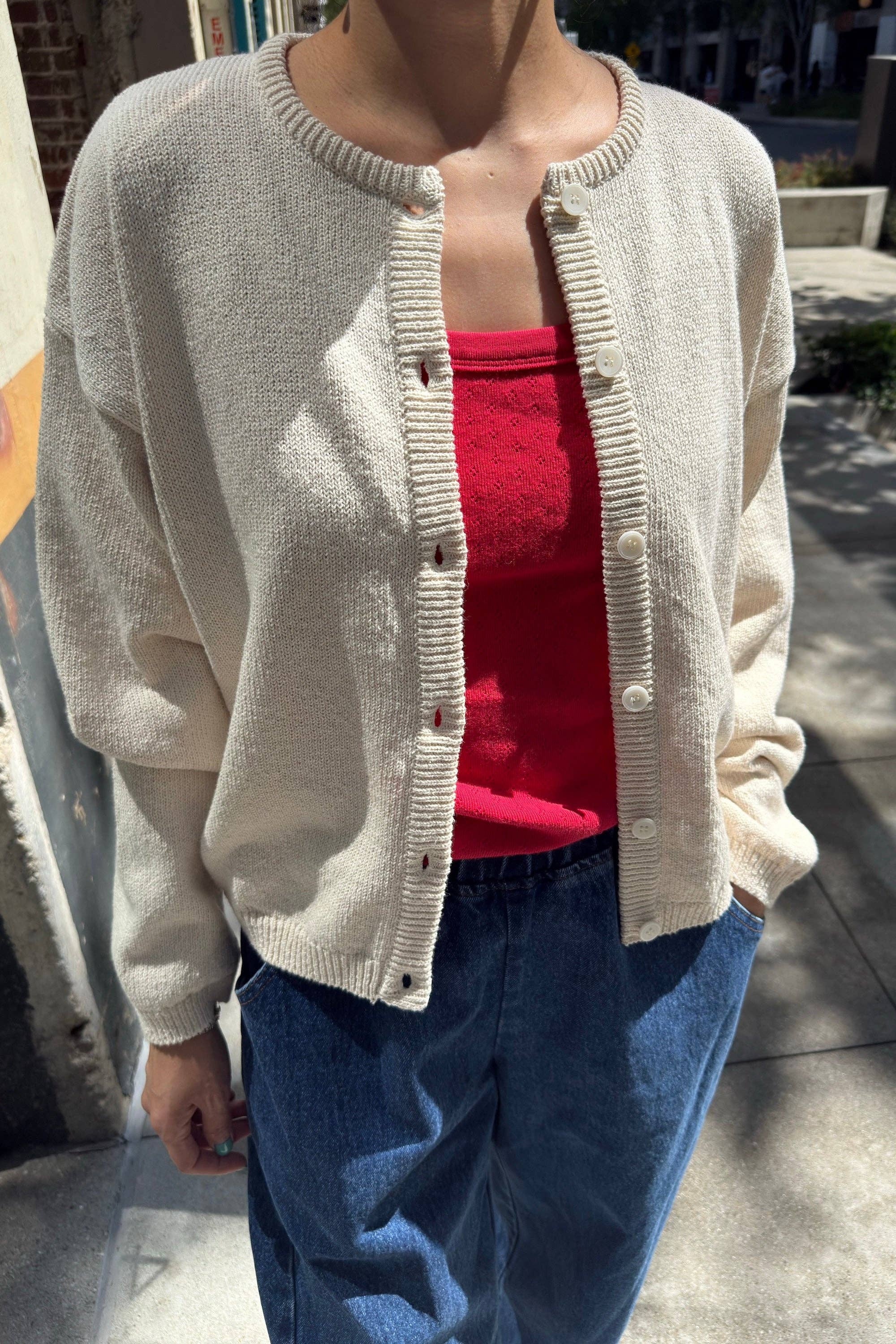 Leila Cotton Cardigan - Le Bon Shoppe