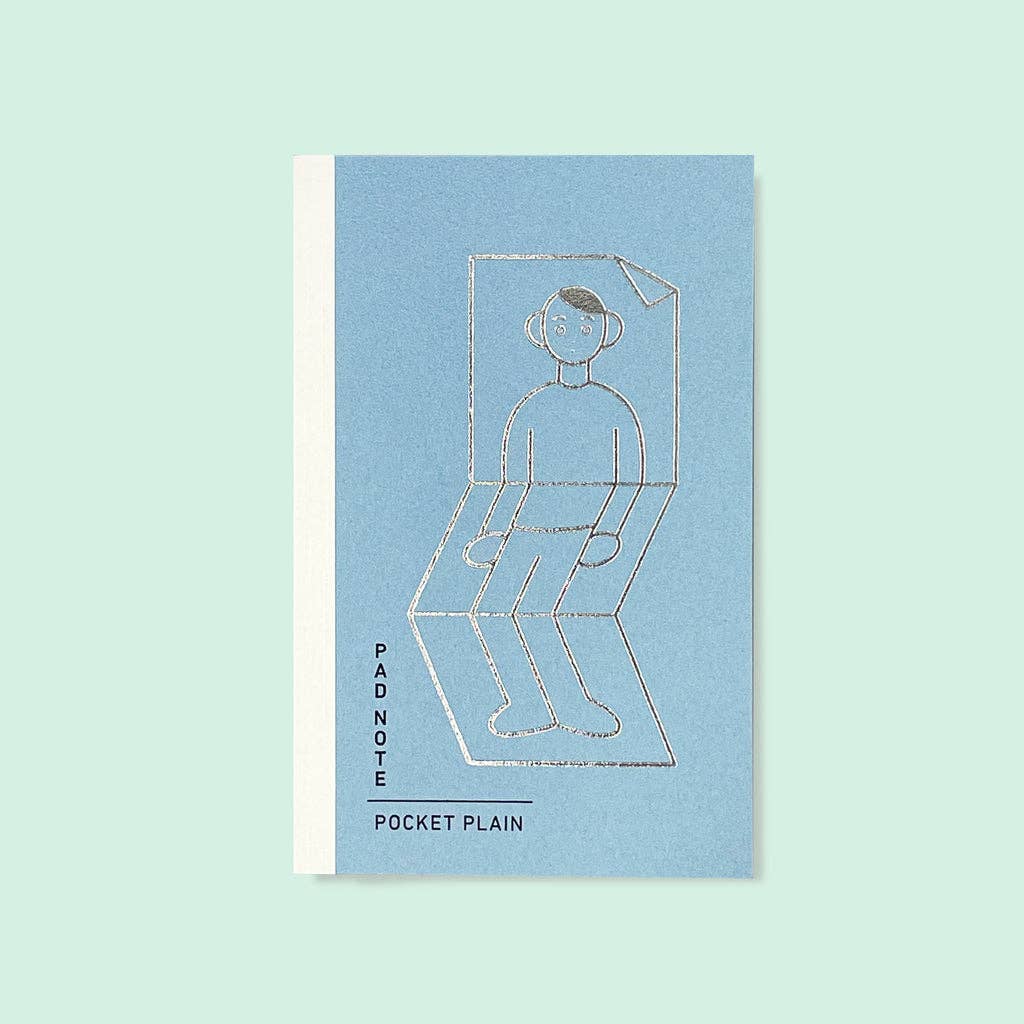 Sikigu Pad Note Pocket Unpis Edition [Grid, Plain]: Black / Grid