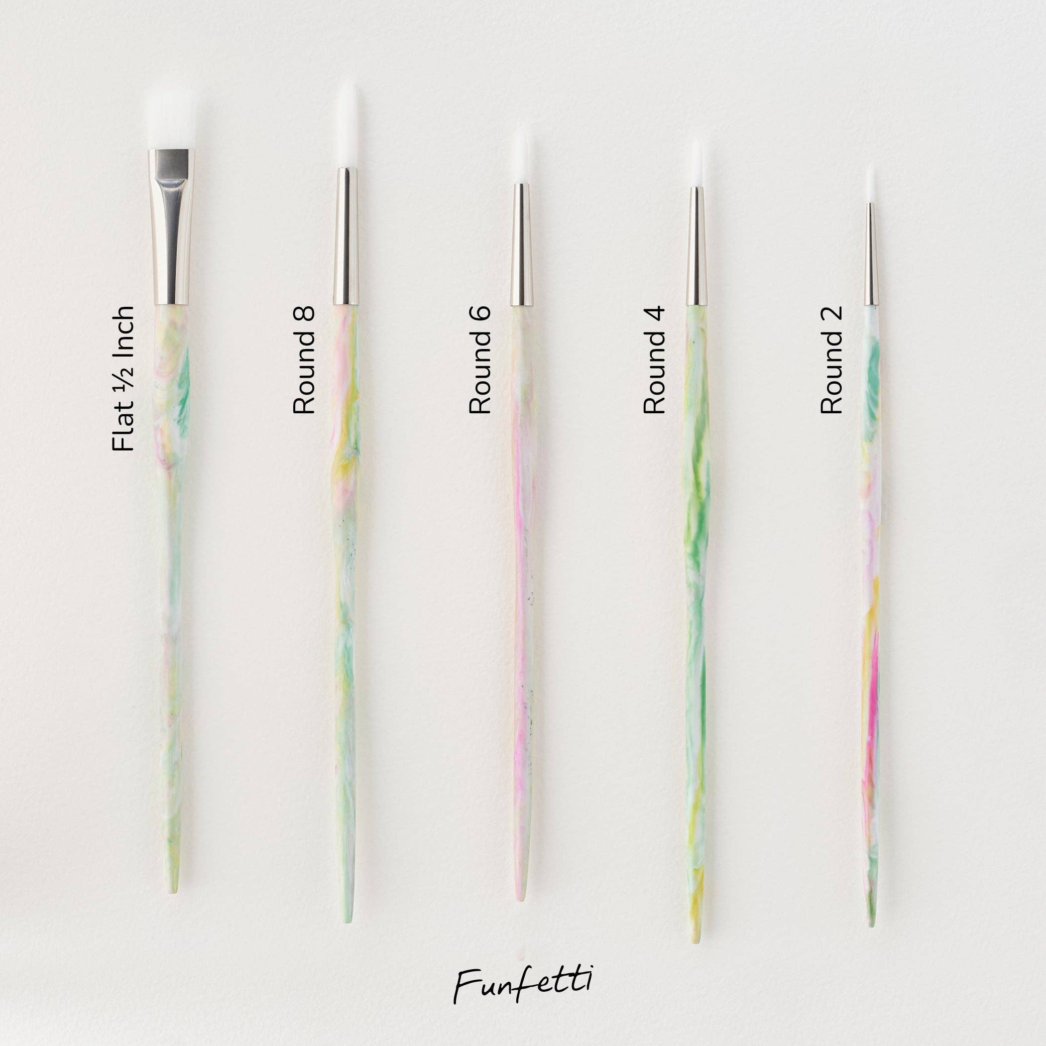 Write Off Paintbrush set: Funfetti