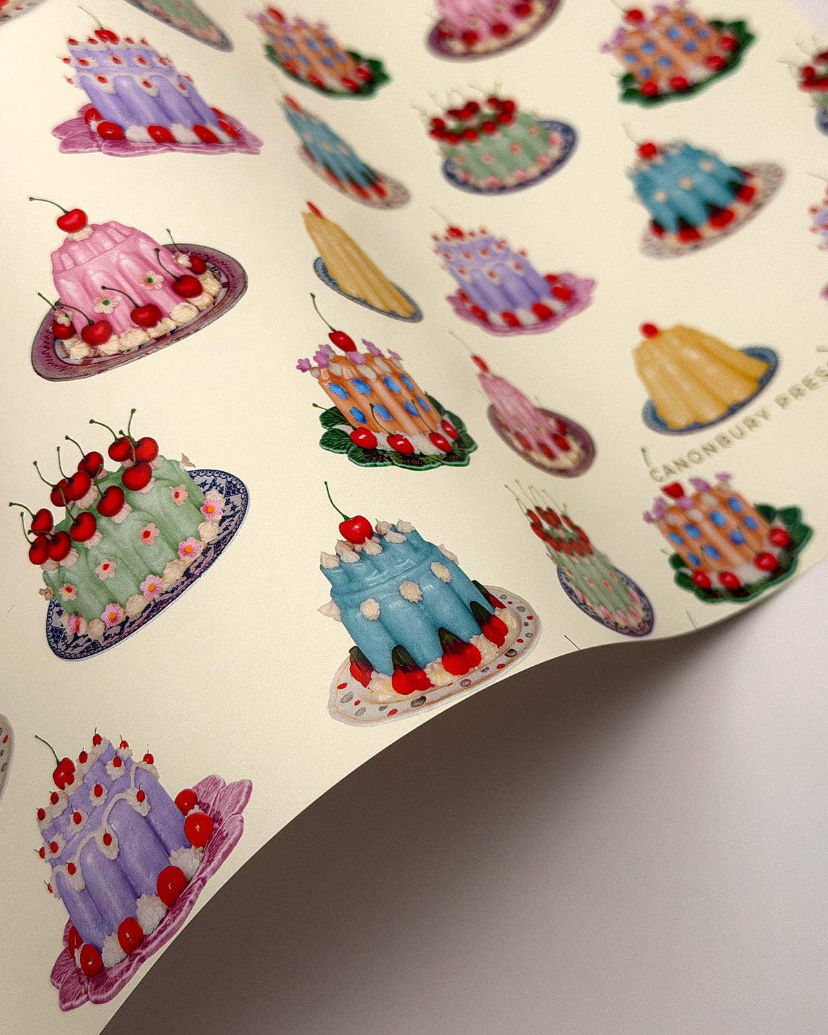 Blancmanges Wrapping Paper | Luxury Gift Wrap Sheet
