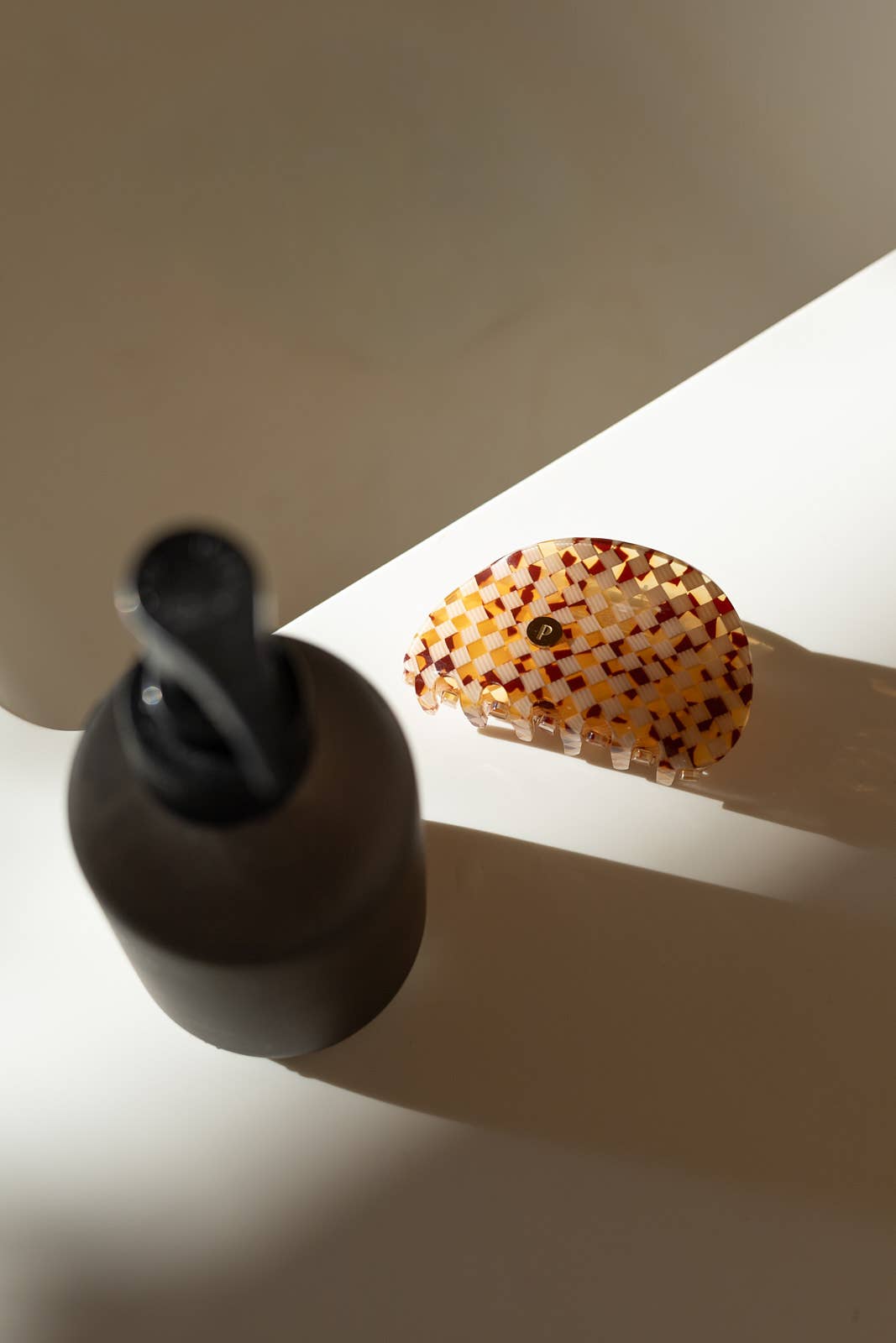 Roller clamp - Checkerboard - Peignee Paris