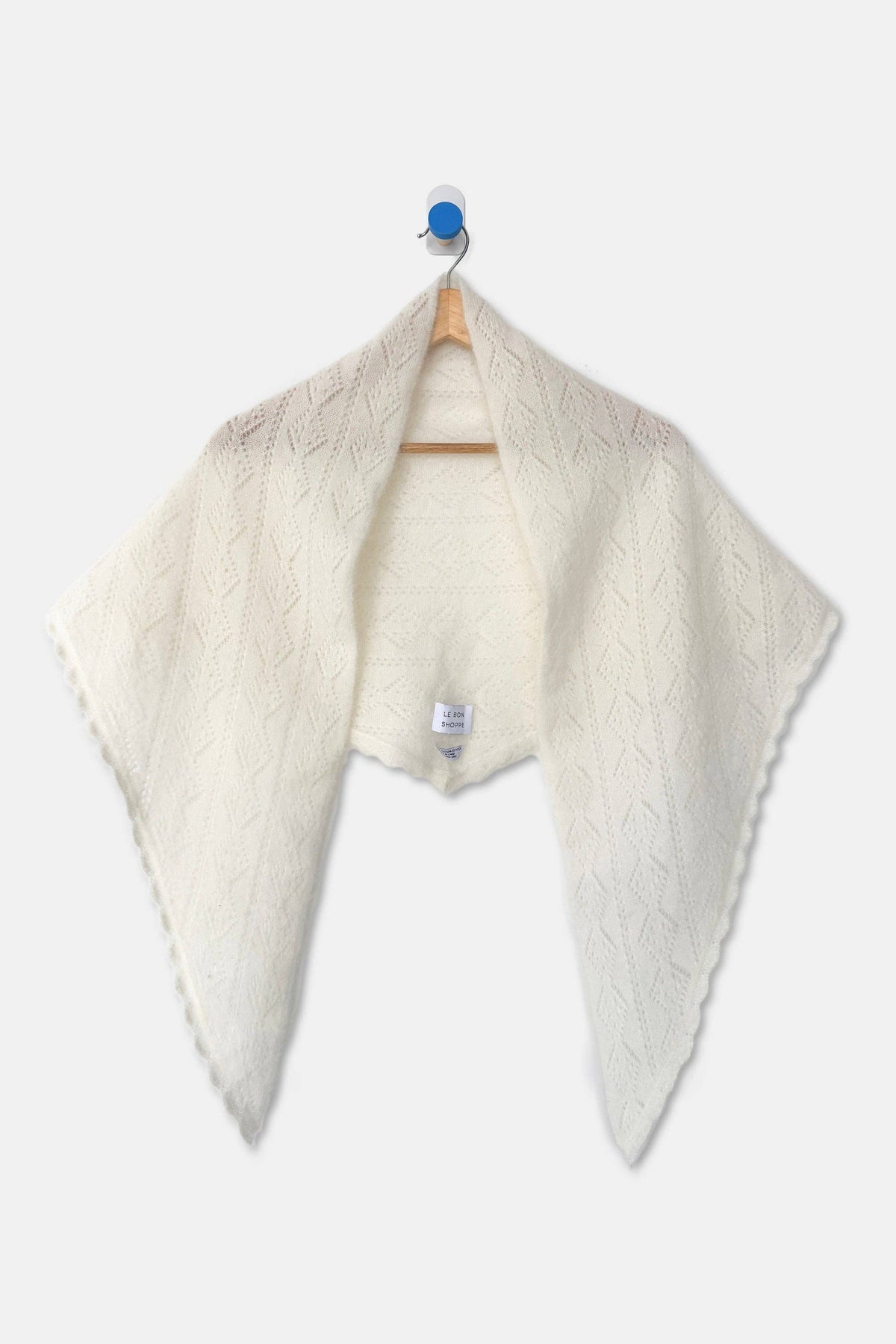 Le Bon Shoppe Mohair Pointelle Shawl