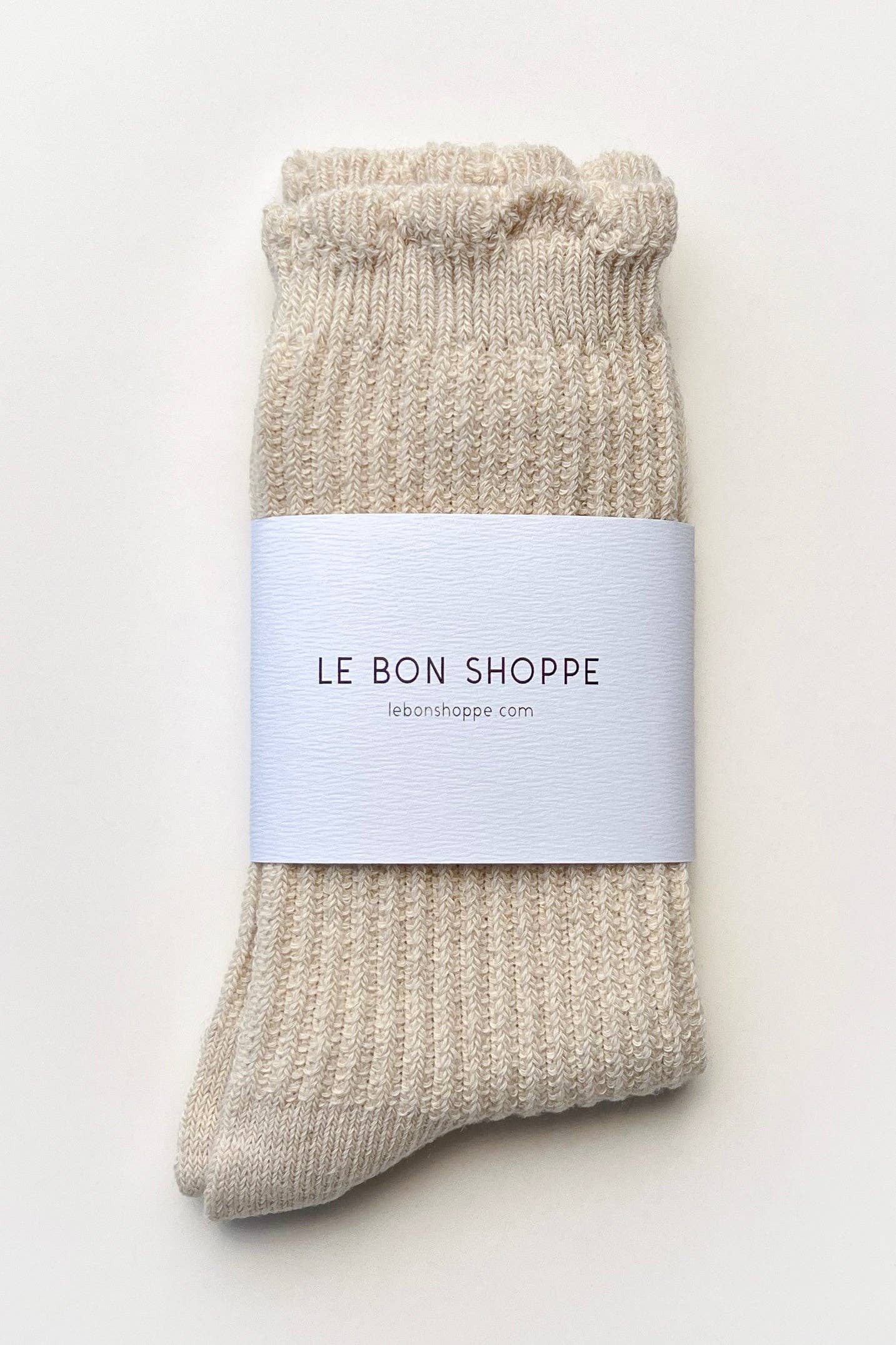 Linen Scallop Socks — Le Bon Shoppe