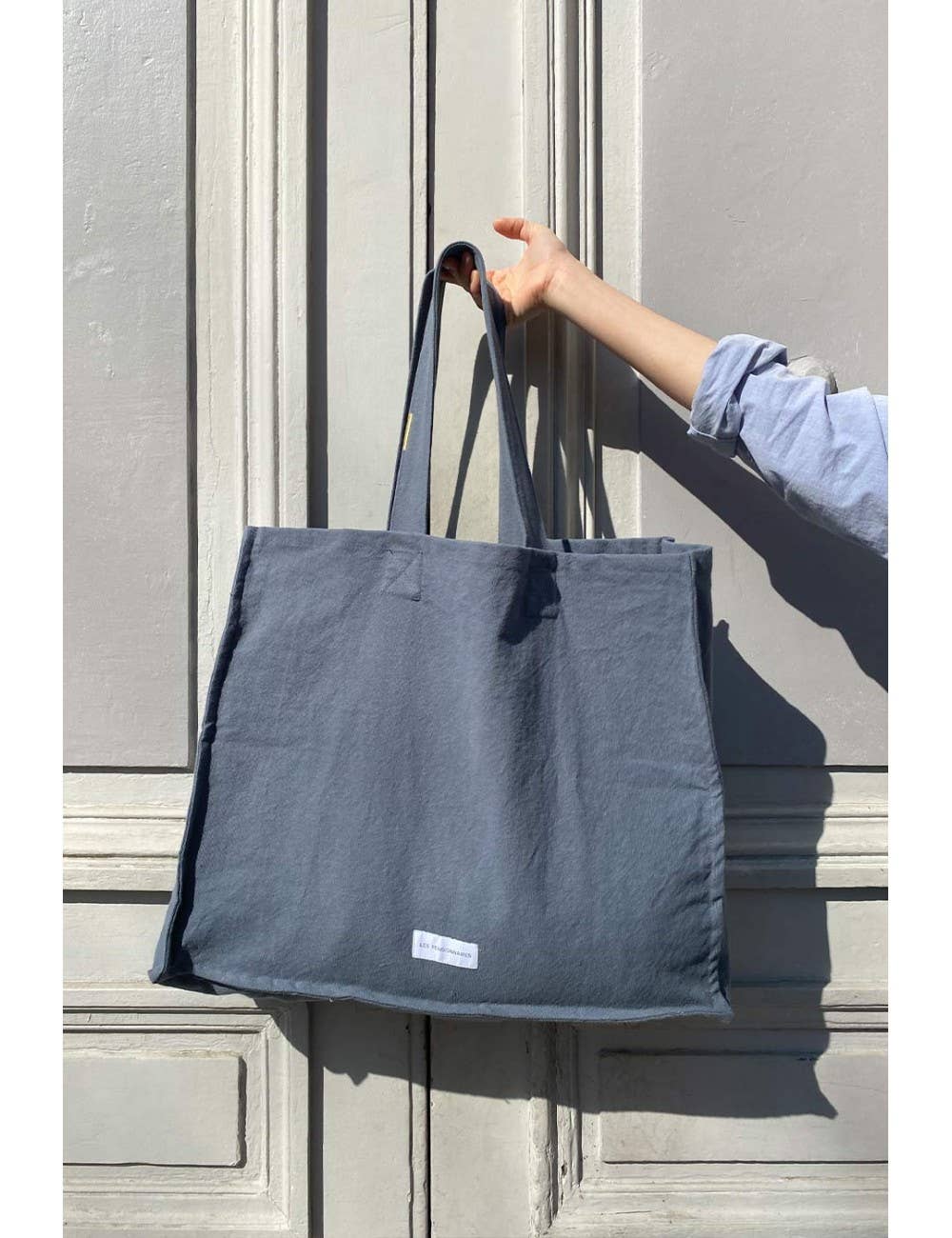 Organic Cotton Canvas Tote Bag in Horizon Blue
