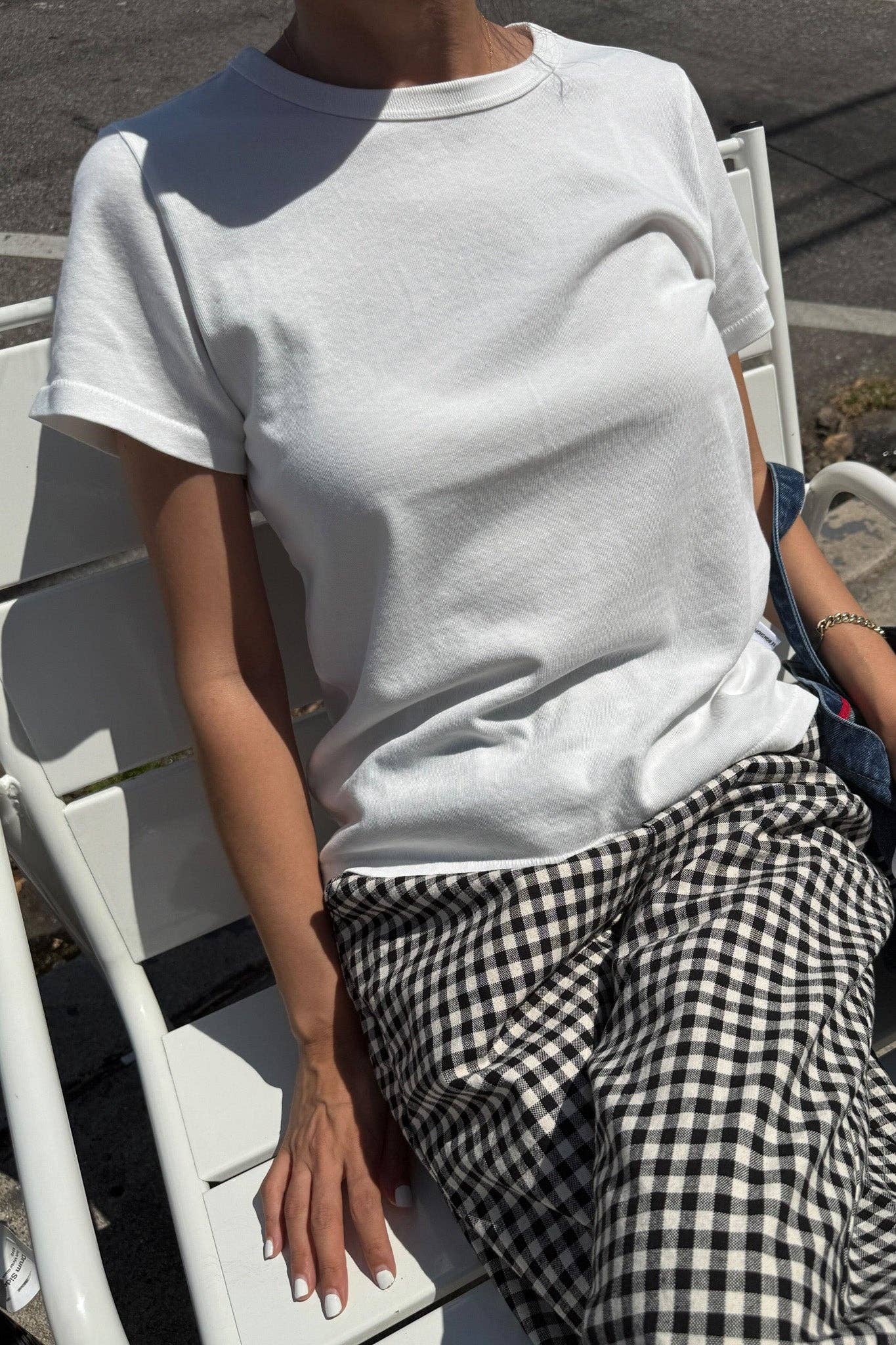 Go-To Tee in Vintage White — Le Bon Shoppe