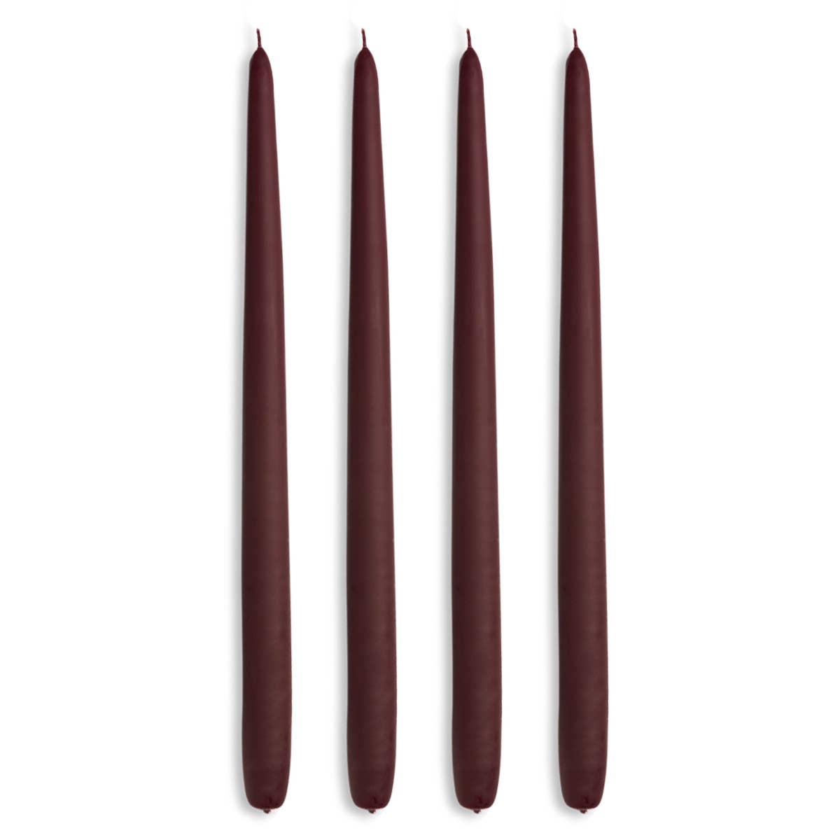 Candle - Burgundy - Pair.