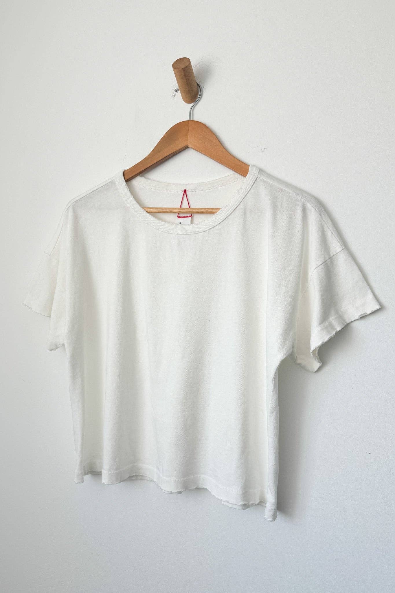Vintage Fille Tee : Clean White - Le Bon Shoppe