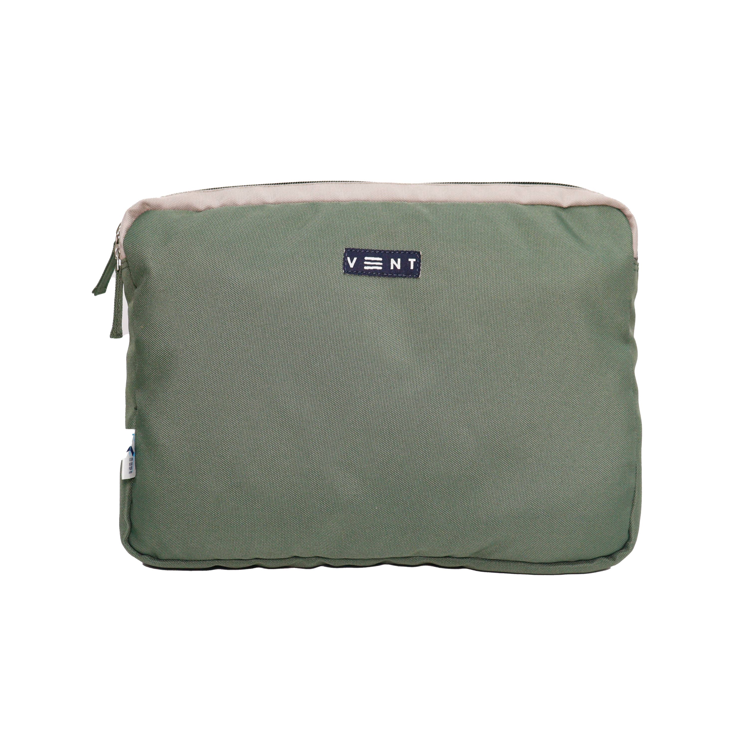 Laptop Sleeve  - Recycled Ocean Plastic - Sage Green