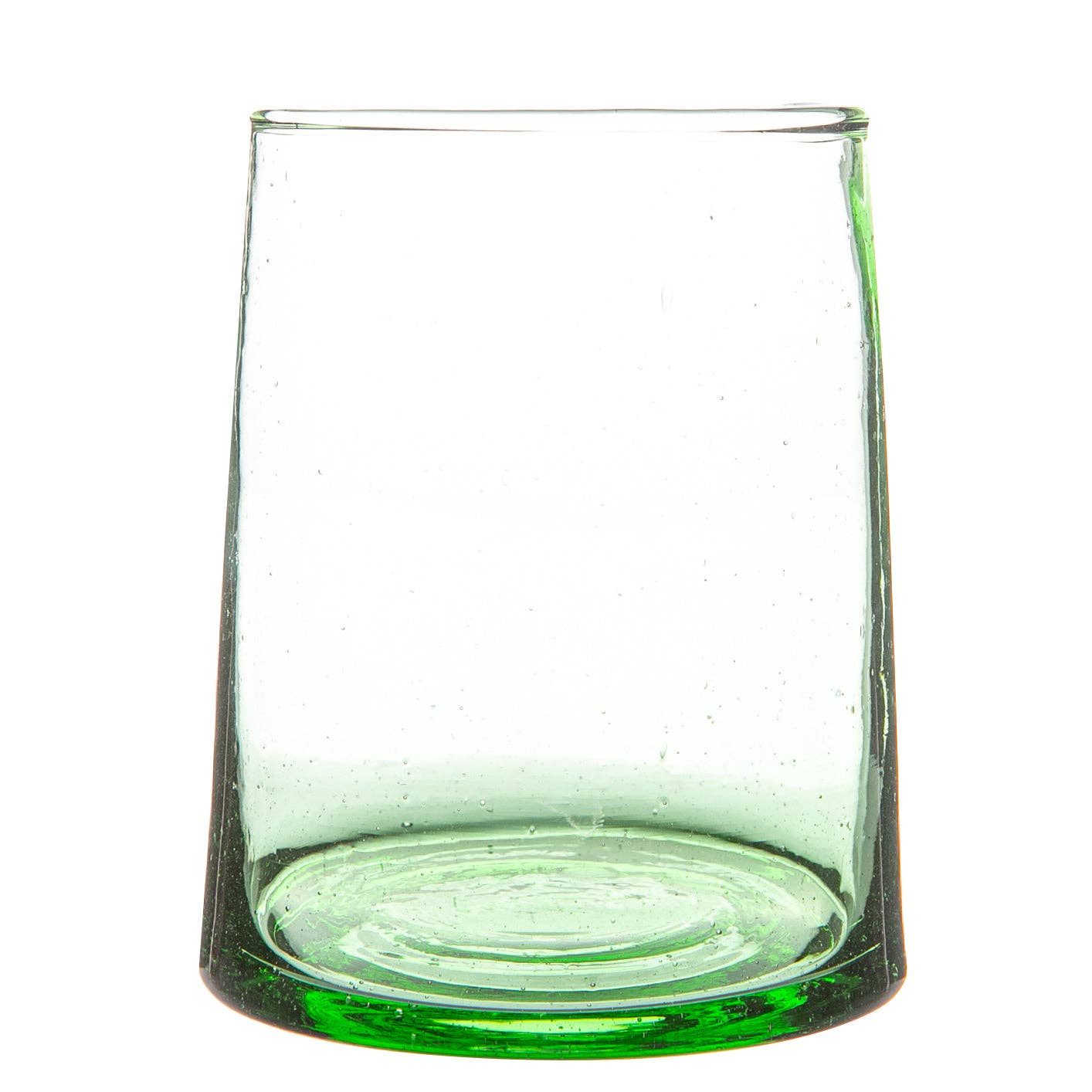 Large Tumbler Glass Green - Set of 6