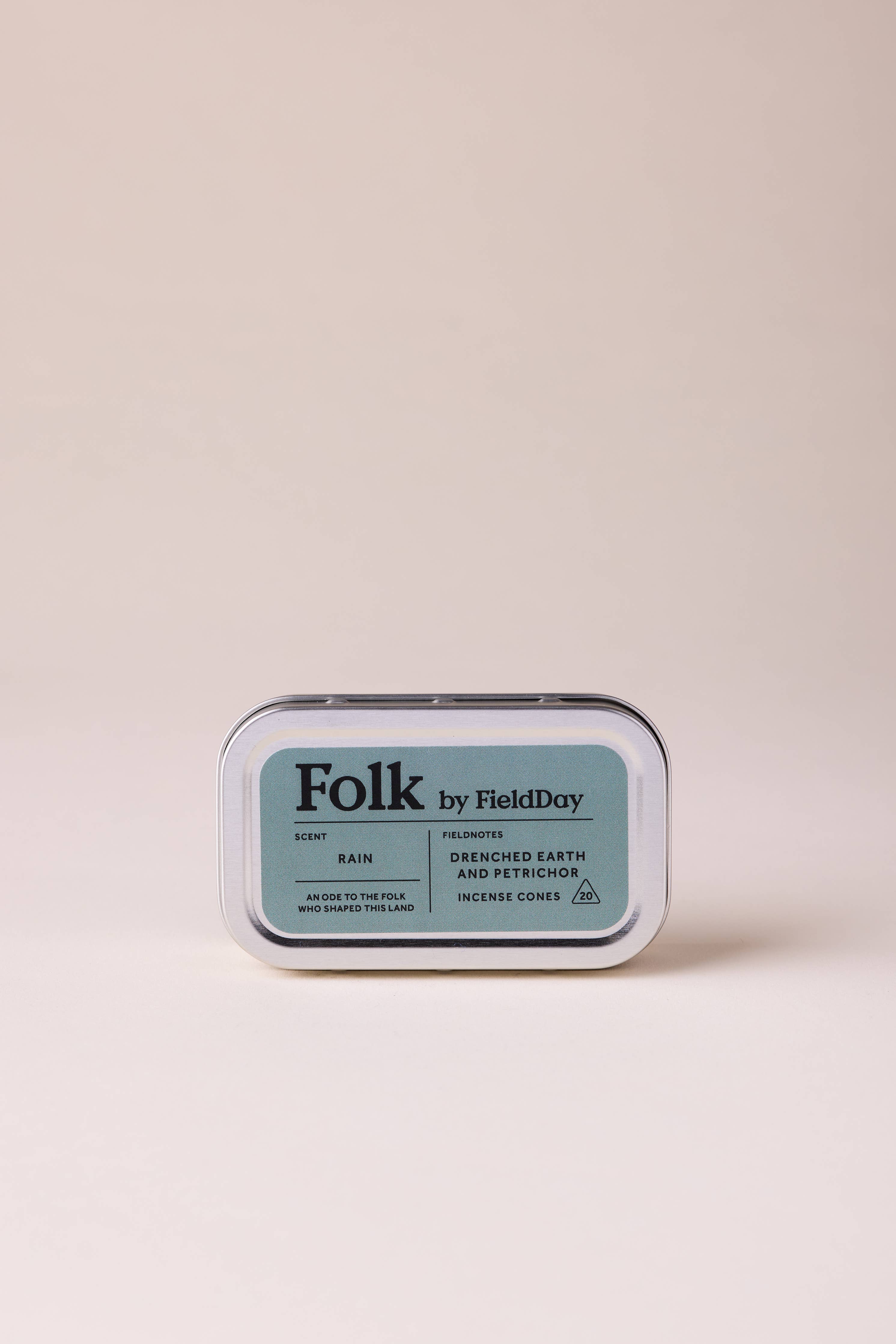 Rain Folk Tin of Incense Cones - by FieldDay