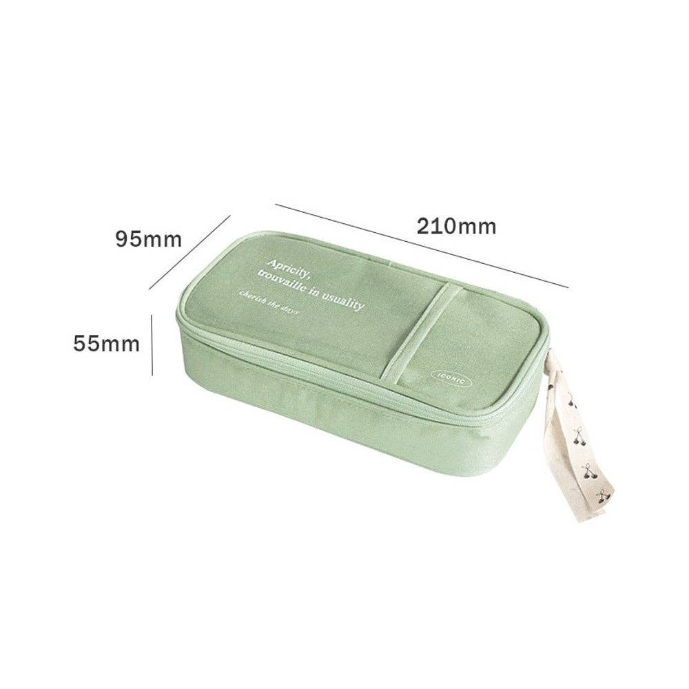 Iconic Cottony Grand Pen Case: Ivory