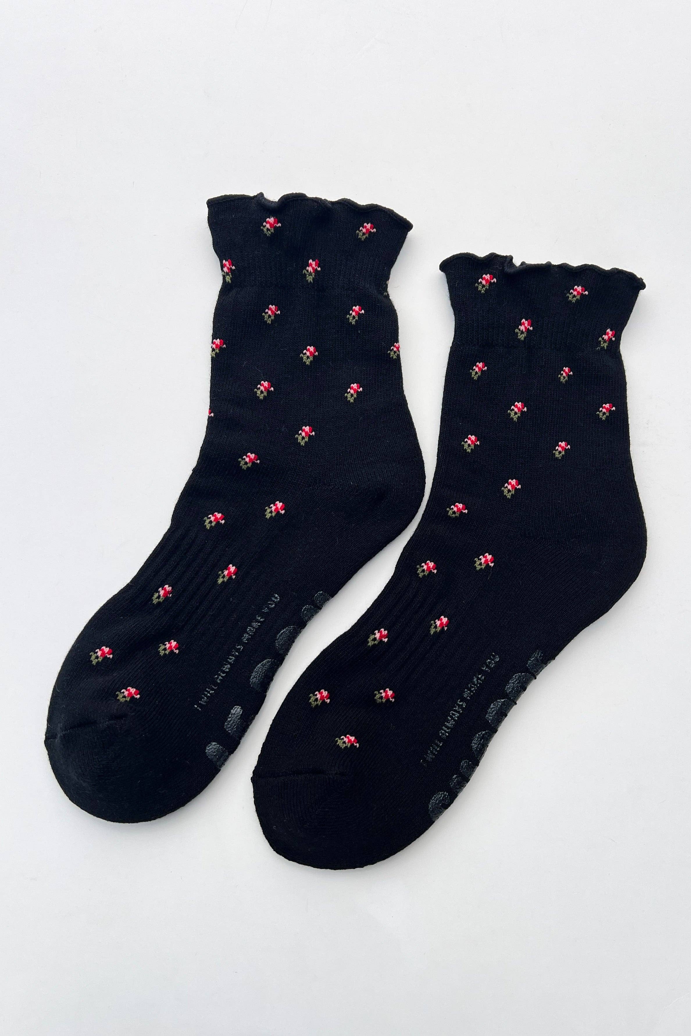 Ruffled Petal Hugger Socks — Le Bon Shoppe