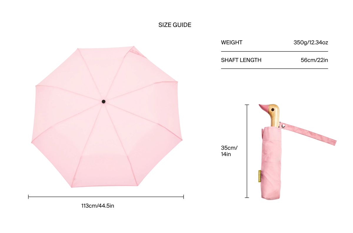 Powder Pink Eco-Friendly Duckhead Umbrella