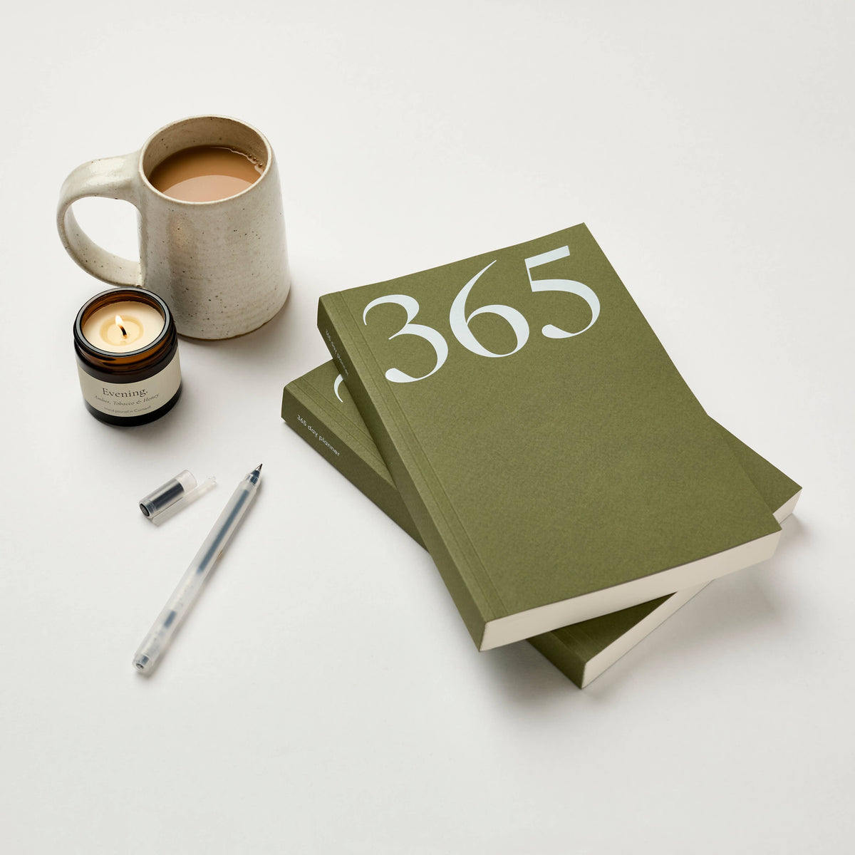 365 UNDATED PLANNER - MOSS GREEN