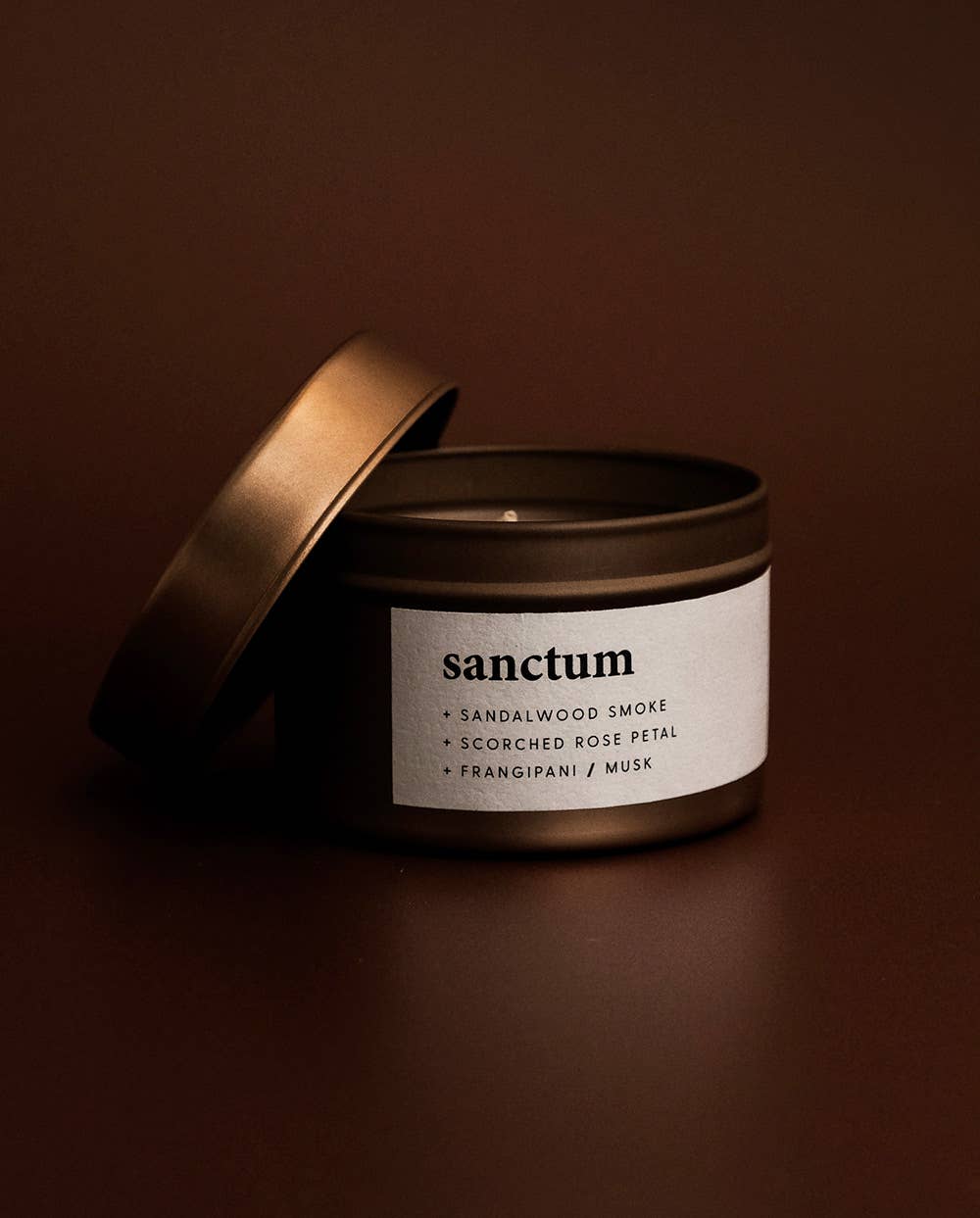 Sanctum | small rose gold tin candle