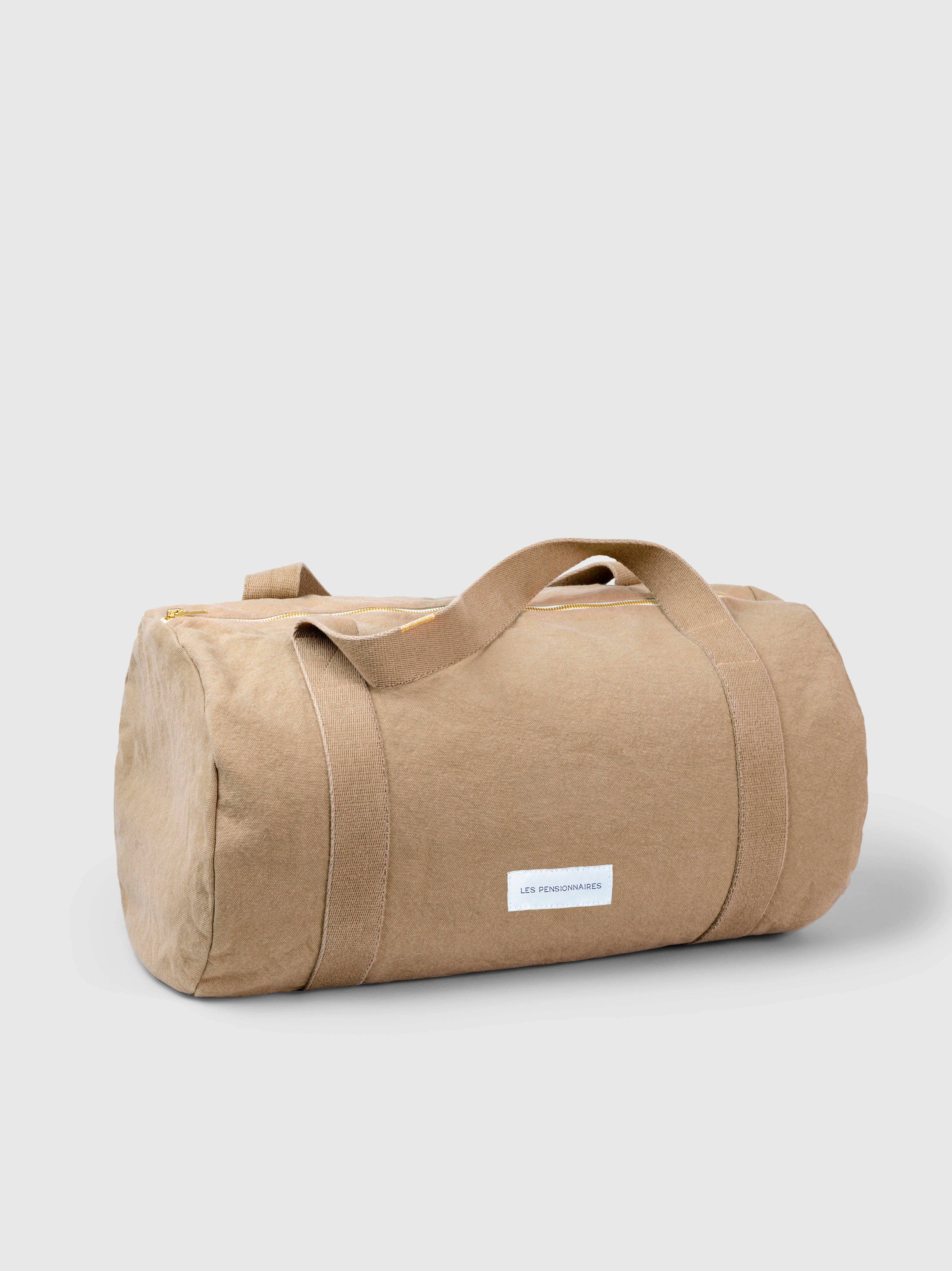Les Pensionnaires Mini Bowling Bag in Sand Beige