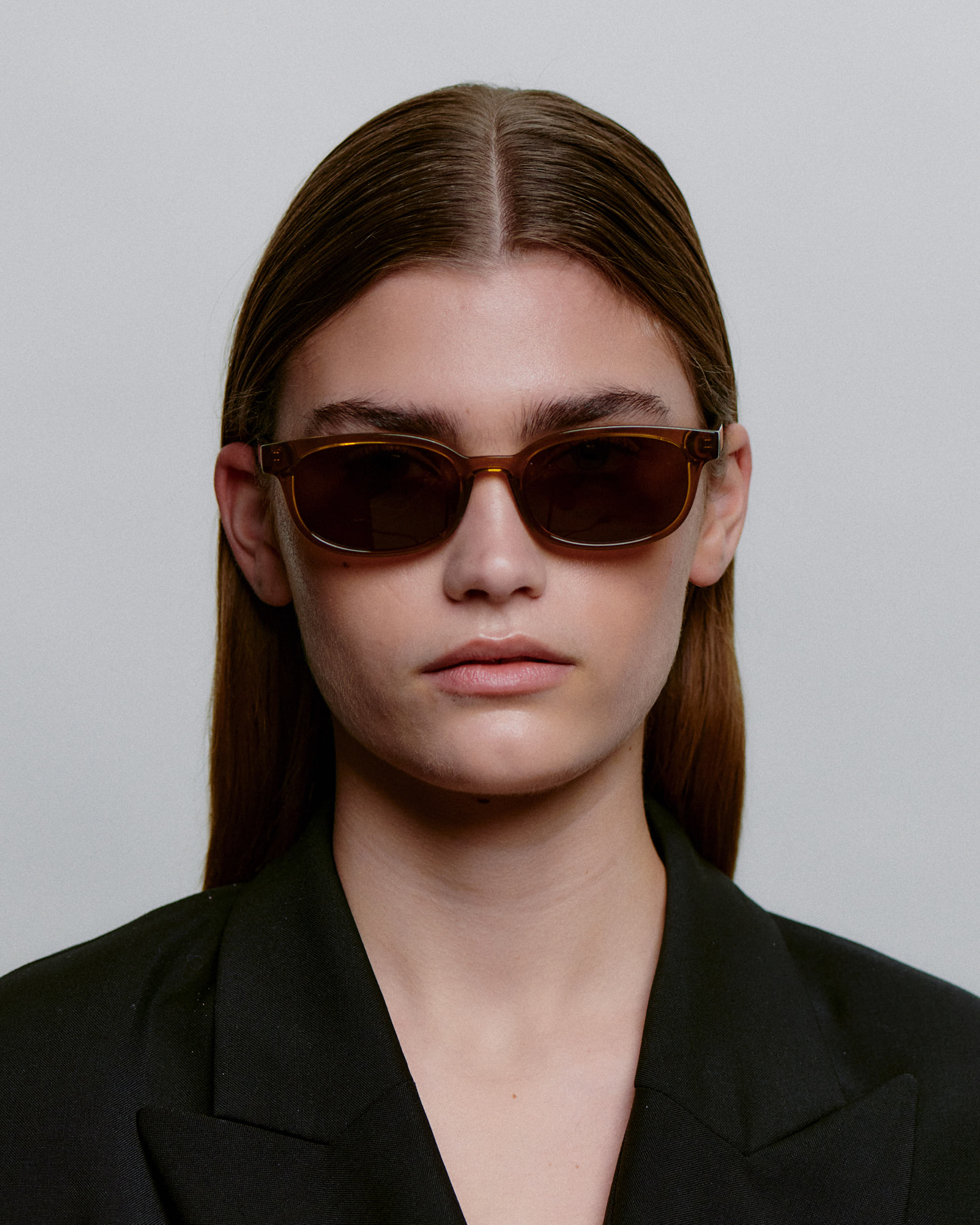 Charlie Sunglasses in Smoke Transparent — A. Kjærbede