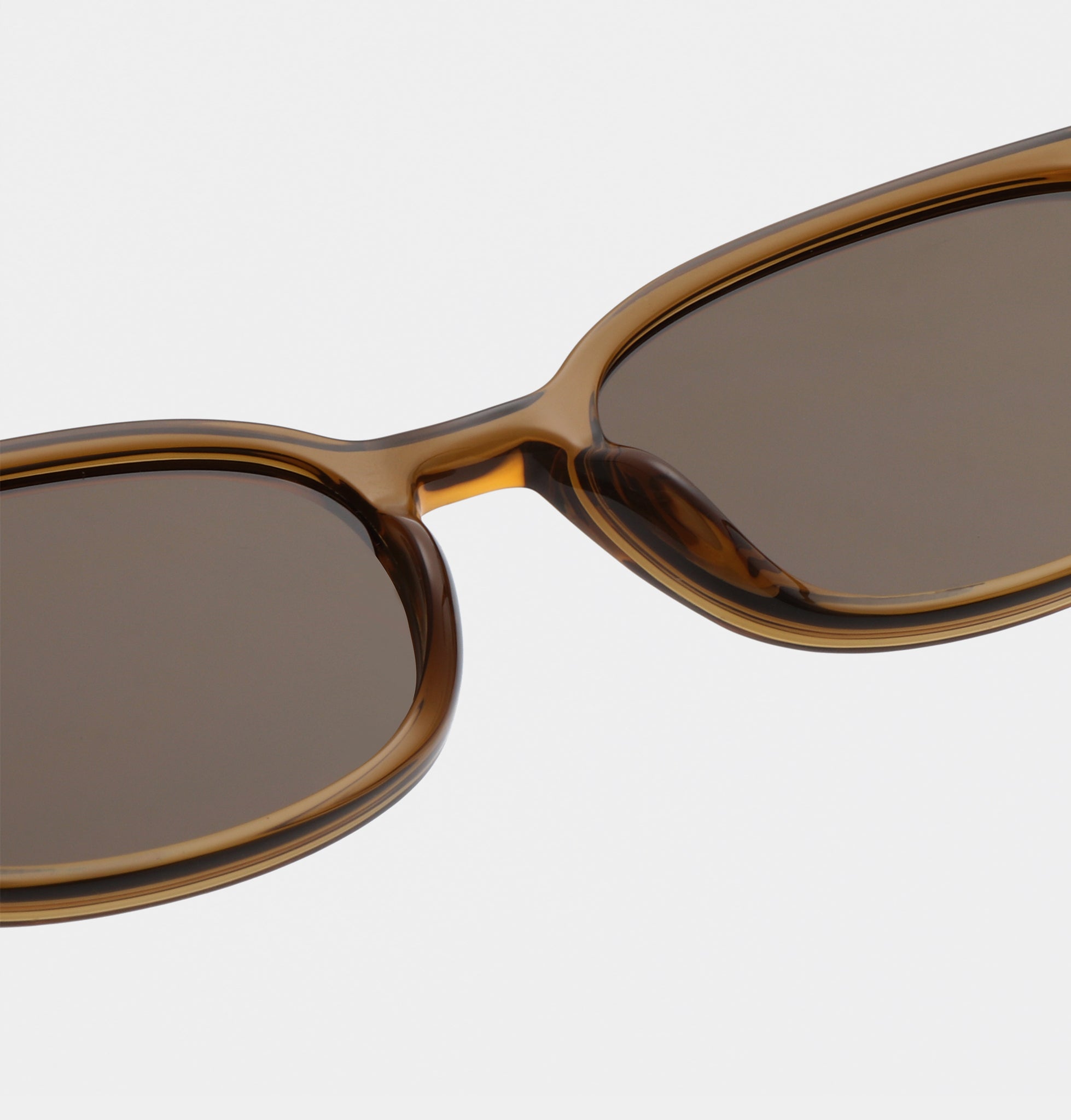 Charlie Sunglasses in Smoke Transparent — A. Kjærbede