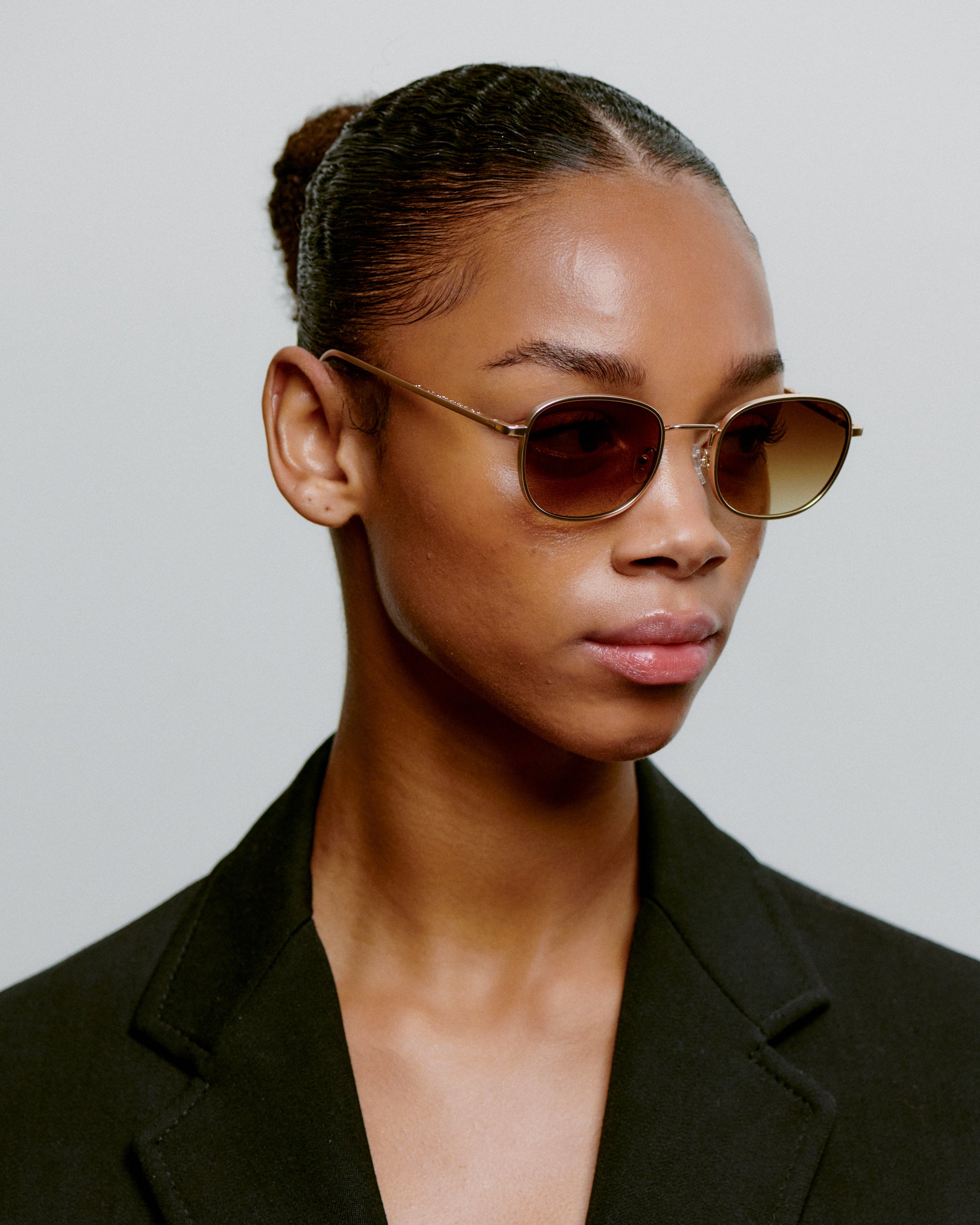 Hello Sunglasses in Matt Gold — A. Kjærbede
