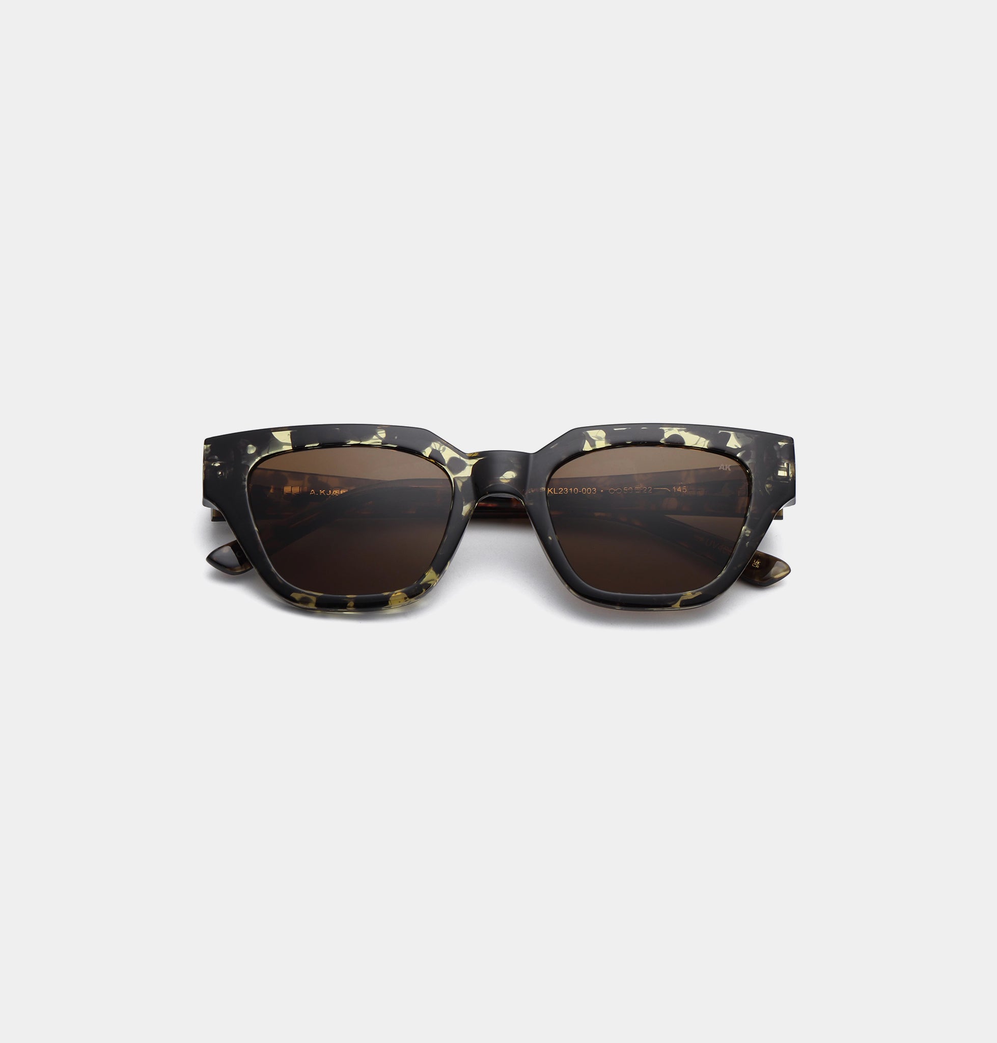Kaws Sunglasses in Black Yellow Tortoise — A. Kjærbede
