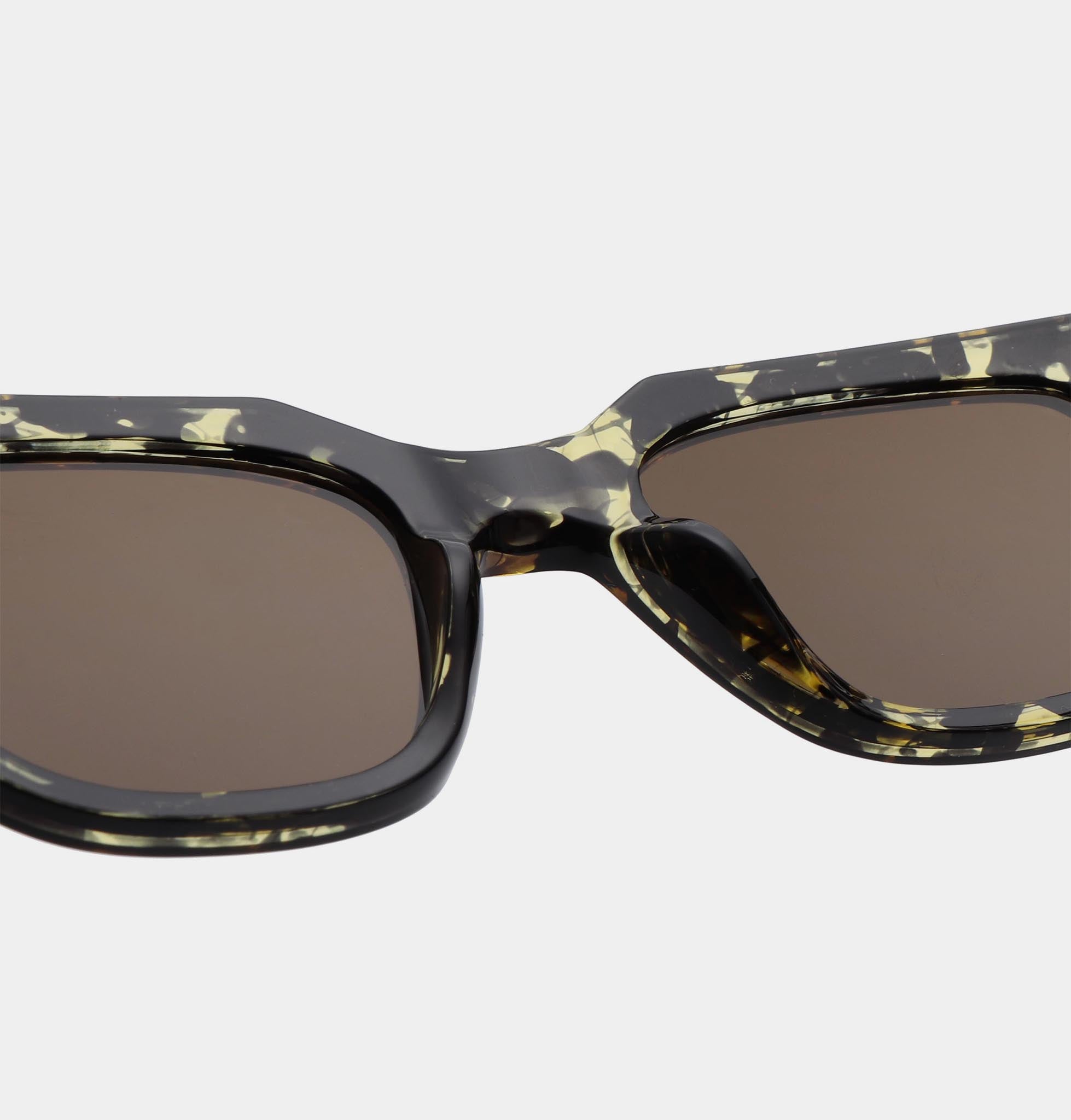 Kaws Sunglasses in Black Yellow Tortoise — A. Kjærbede
