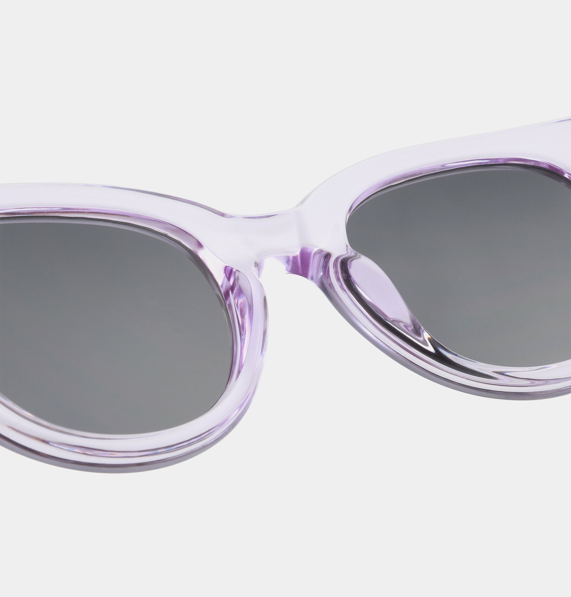 Lilly Sunglasses in Lavender Transparent — A. Kjærbede