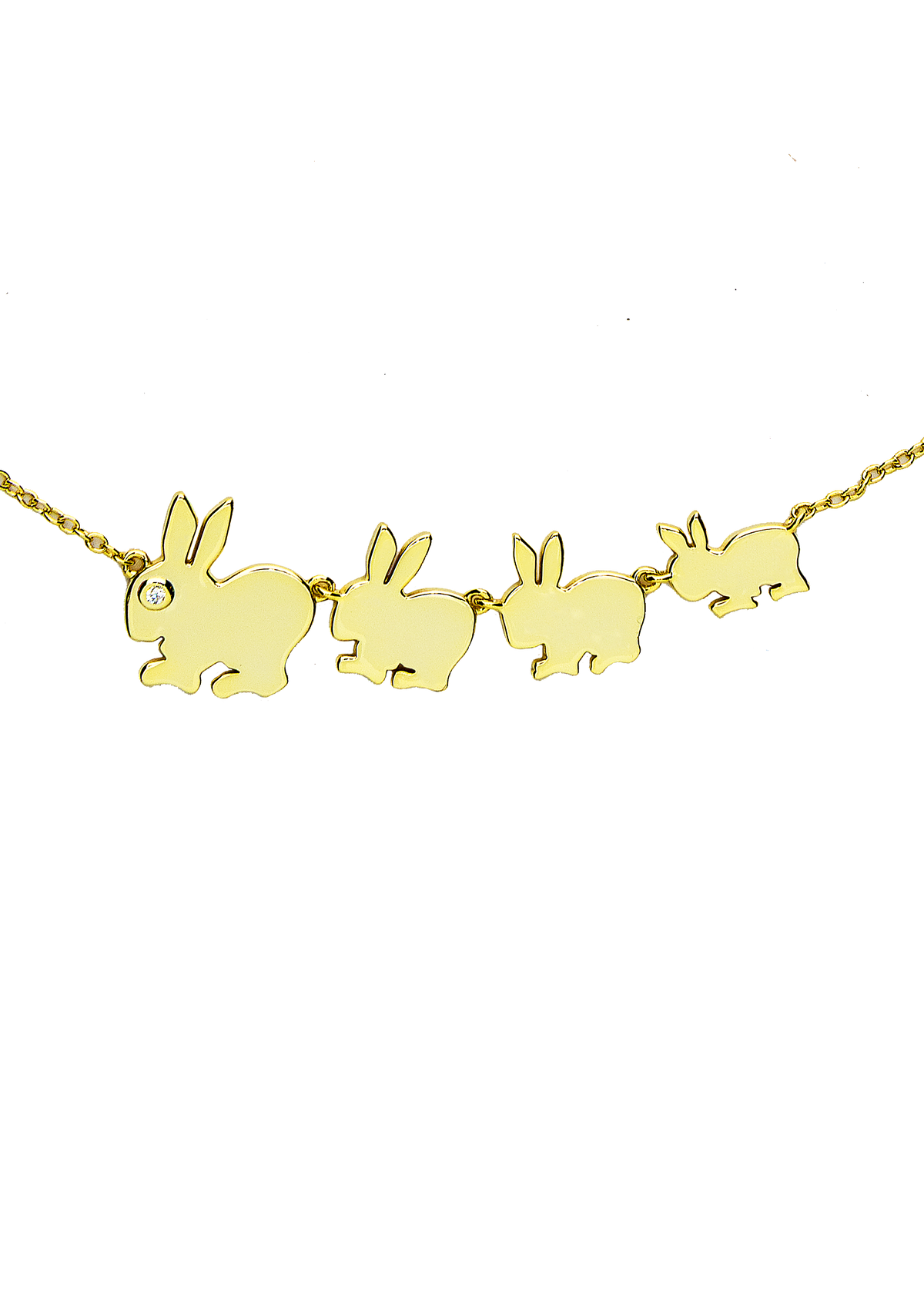 Four Little Bunnies Necklace - Atelier 18