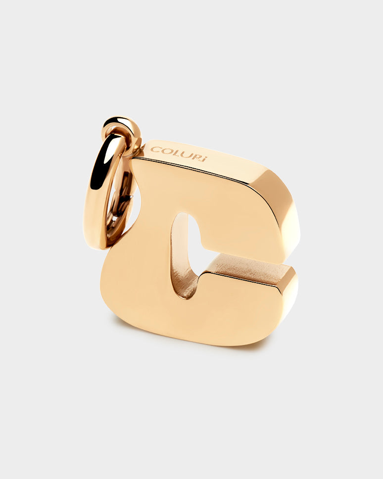 Letter C Charm - Gold - Coluri