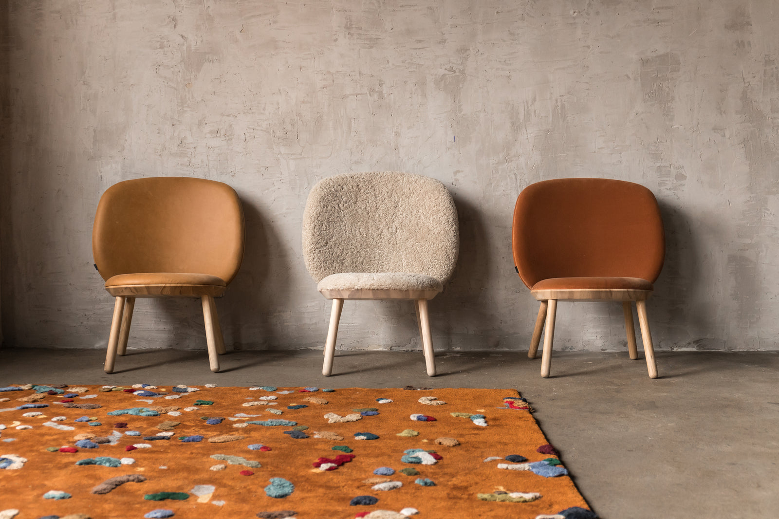 Chaos Linen Rug by Audrone Drungilaite