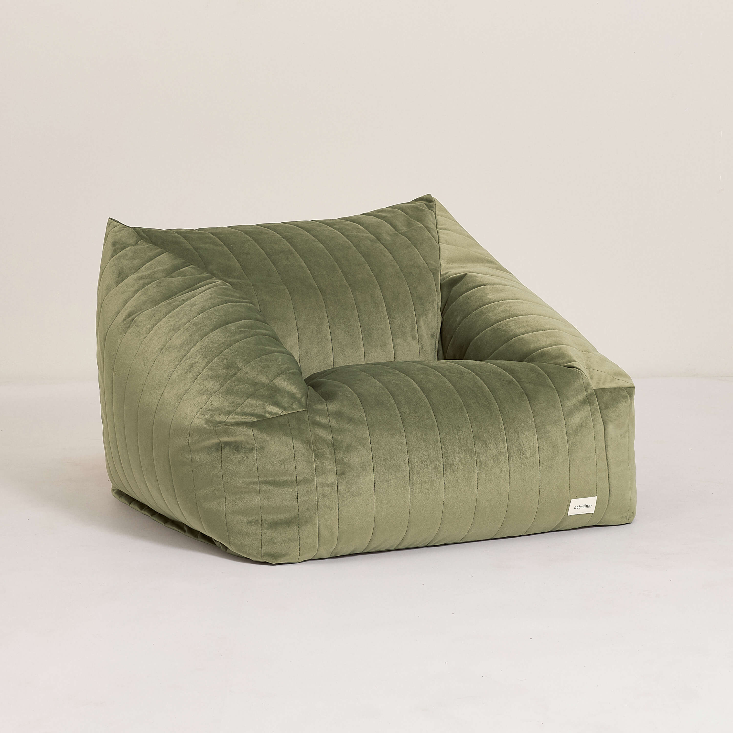 Armchair Beanbag - Child's size - Chelsea Eco-velvet
