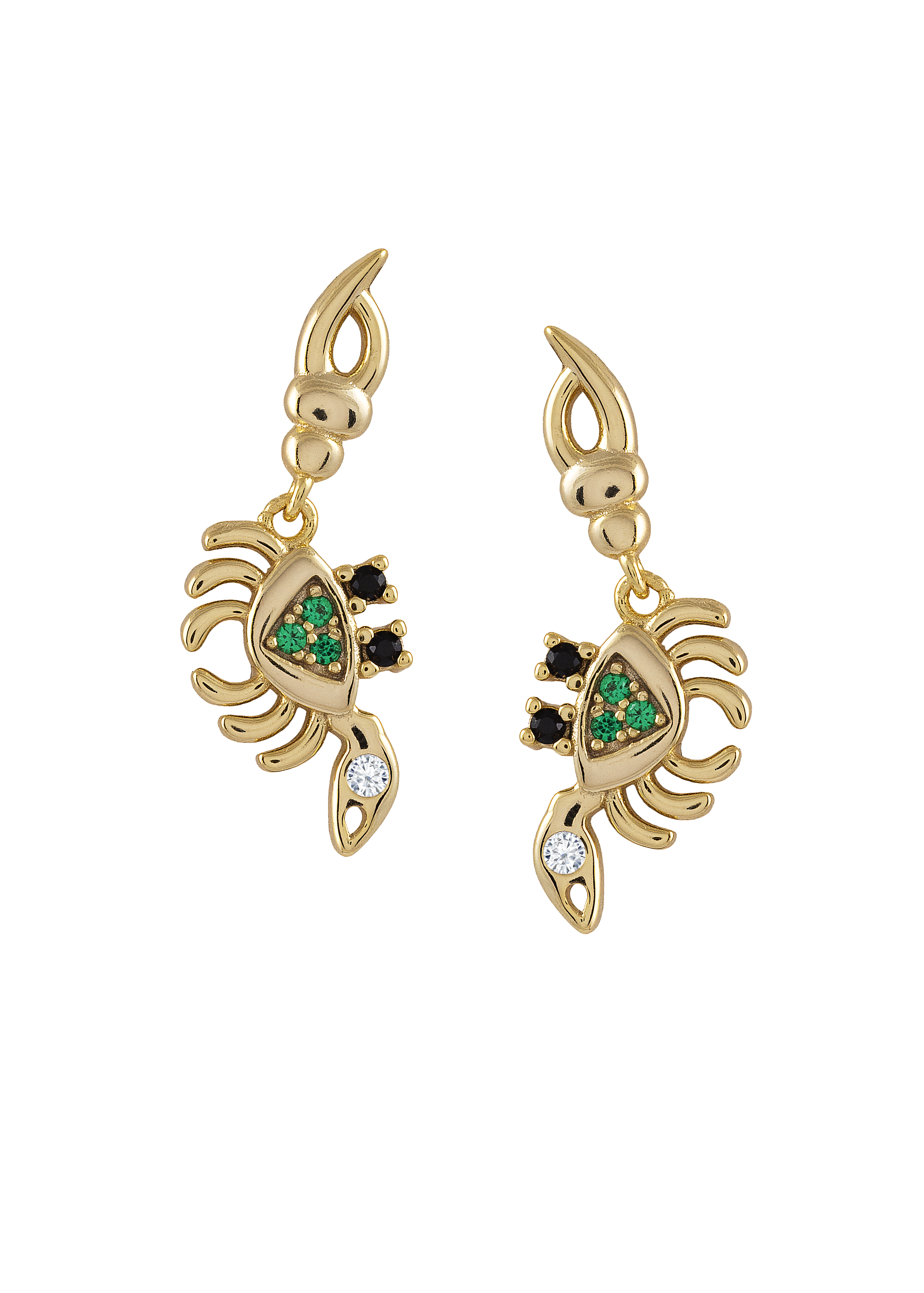 Cheeky Crab  Studs - by Atelier 18