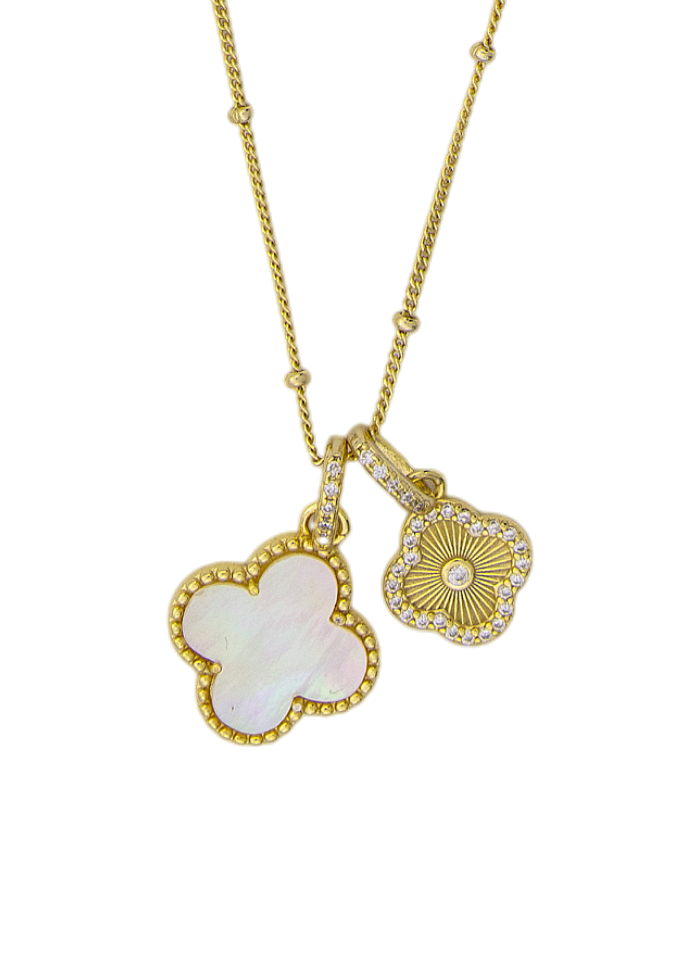Double Luck pendant on 18 inch signature chain - Atelier 18