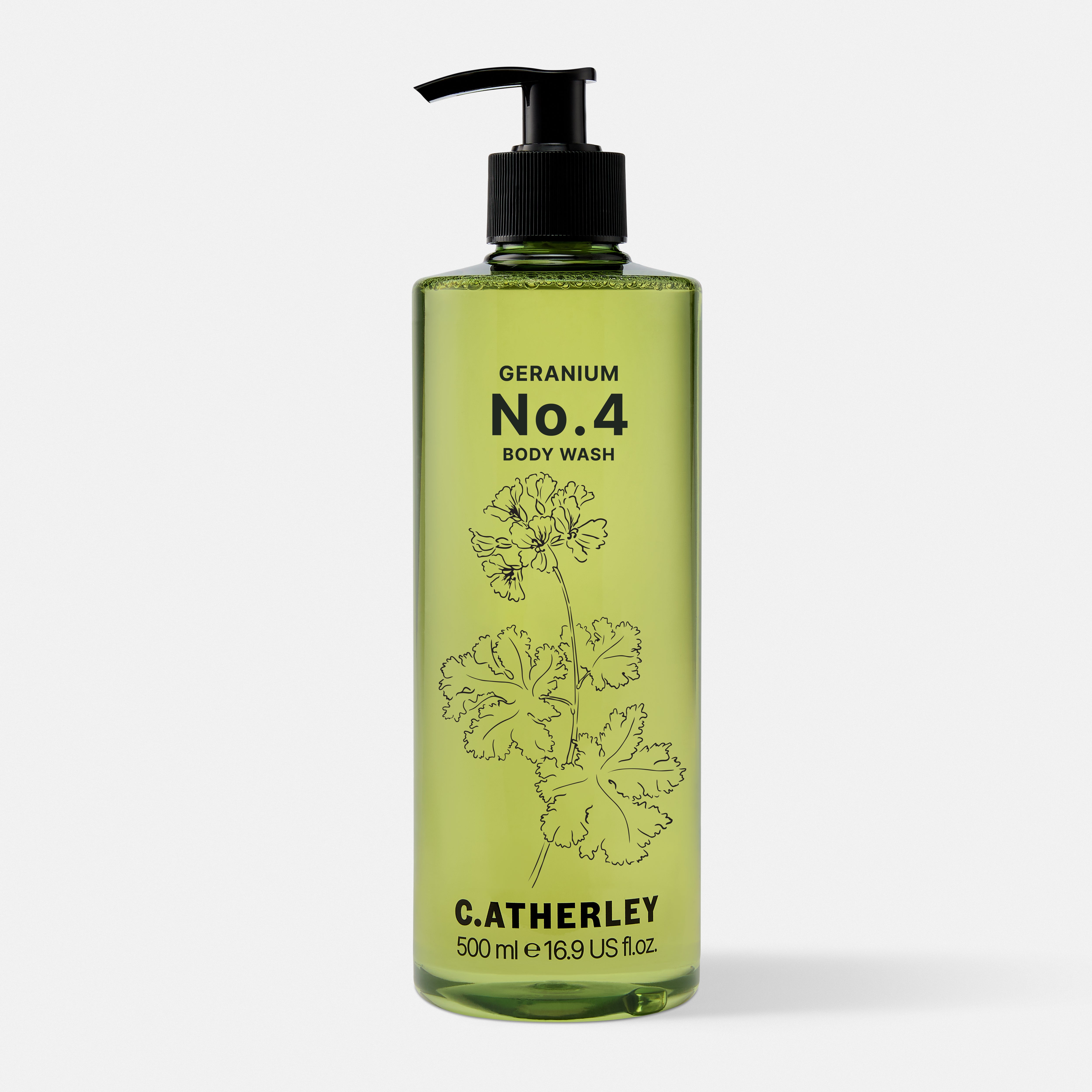 C Atherley Geranium No.4 Body Wash 500ml