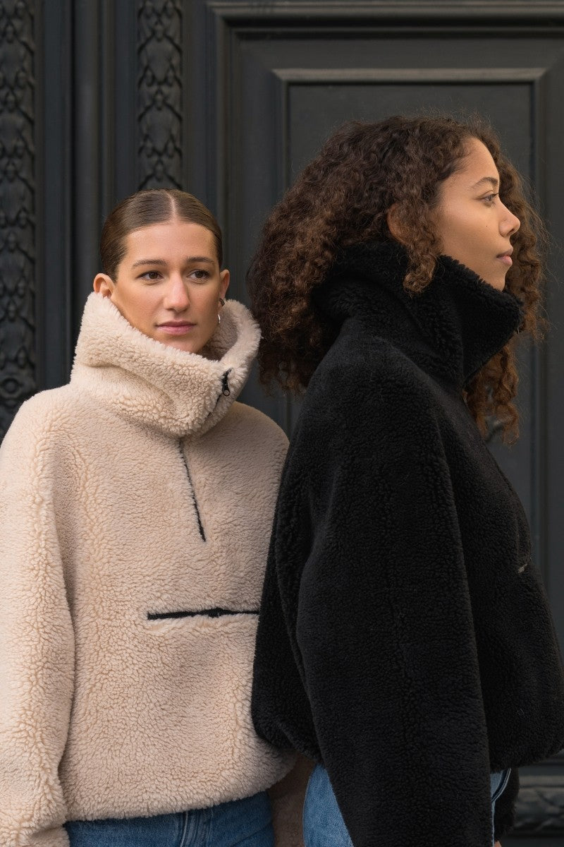 Gigi Zipper Wool Pullover - American Dreams