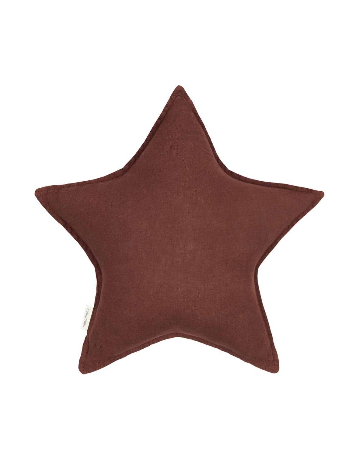 Nobodinoz  - Star Cushion L1N0 in washed French Linen