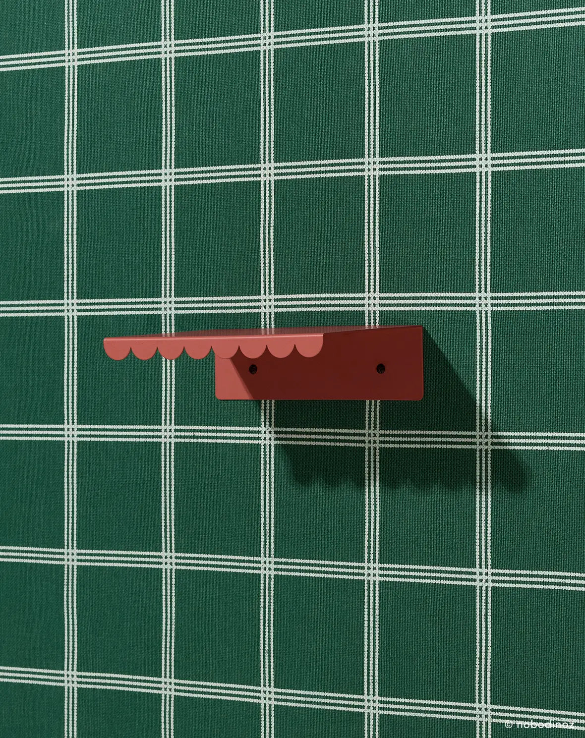 Nobodinoz Lacquered Steel Wall Shelf - Small