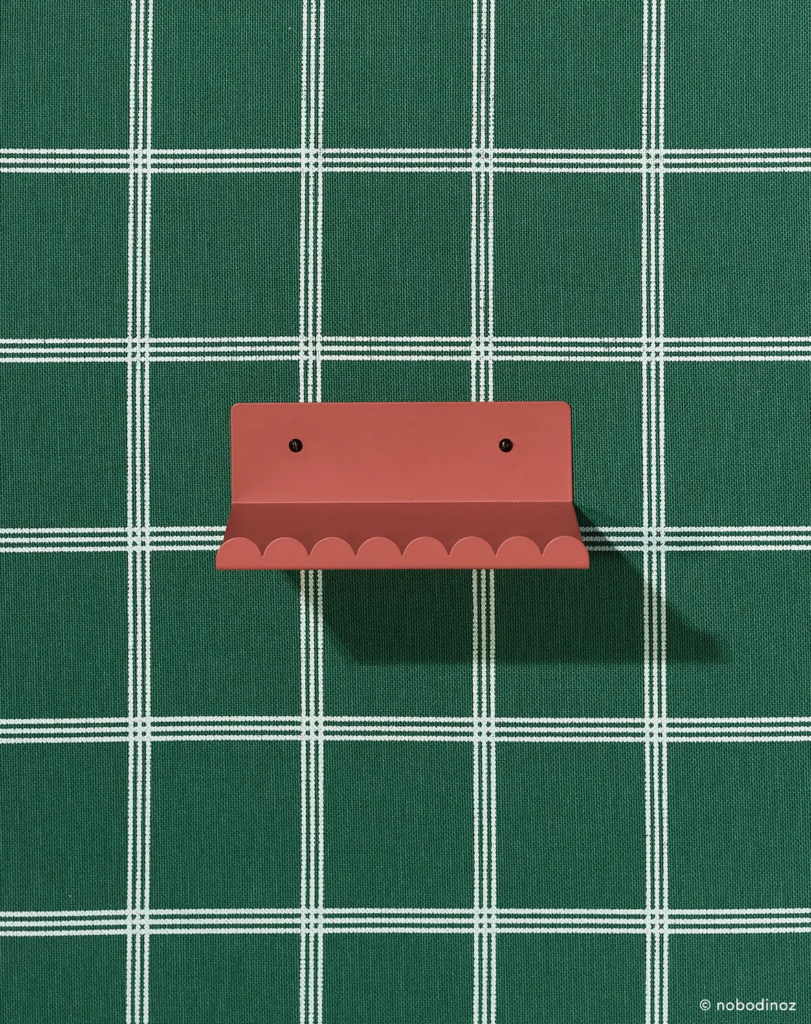 Nobodinoz Lacquered Steel Wall Shelf - Small